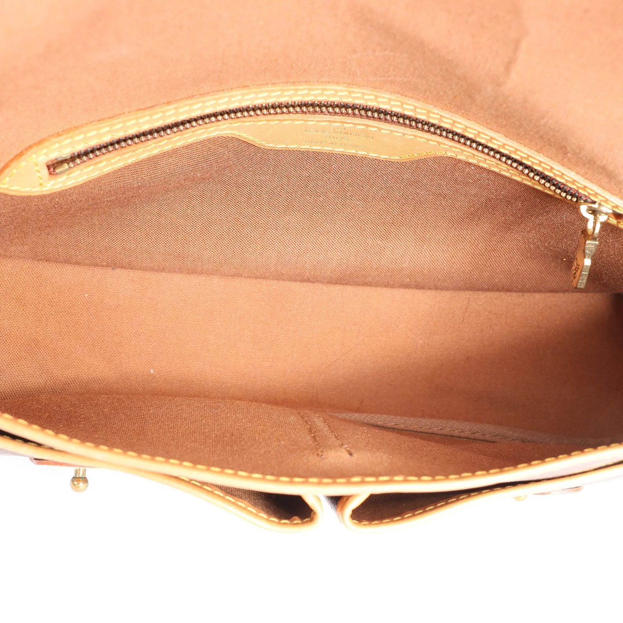 Louis Vuitton Louis Vuitton Gibecière MM Monogram Canvas Crossbody Bag in Brown M42247 Bruin