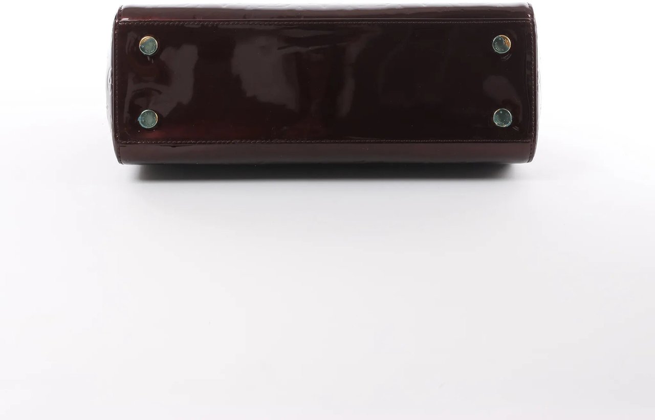 Louis Vuitton Louis Vuitton Blair MM Vernis 2Way Handbag in Amarante M91690 Maroon