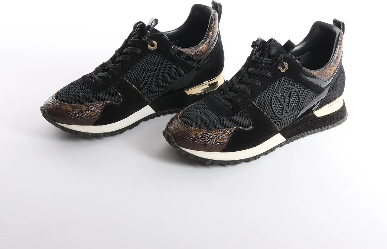 Louis Vuitton Runaway line 21 years Mesh x Leather Sneakers in Black, Size 40 EU Divers