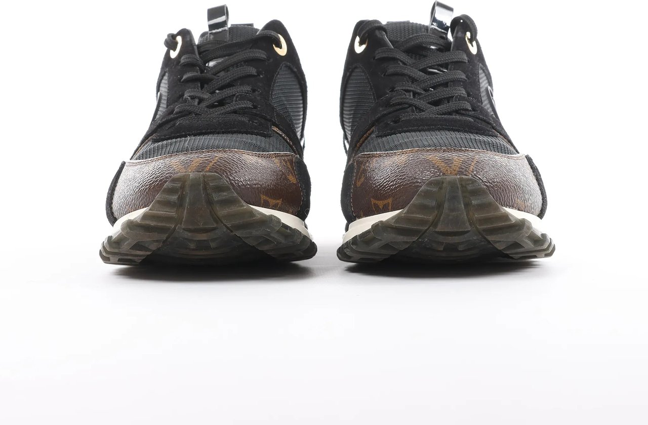 Louis Vuitton Runaway line 21 years Mesh x Leather Sneakers in Black, Size 40 EU Divers