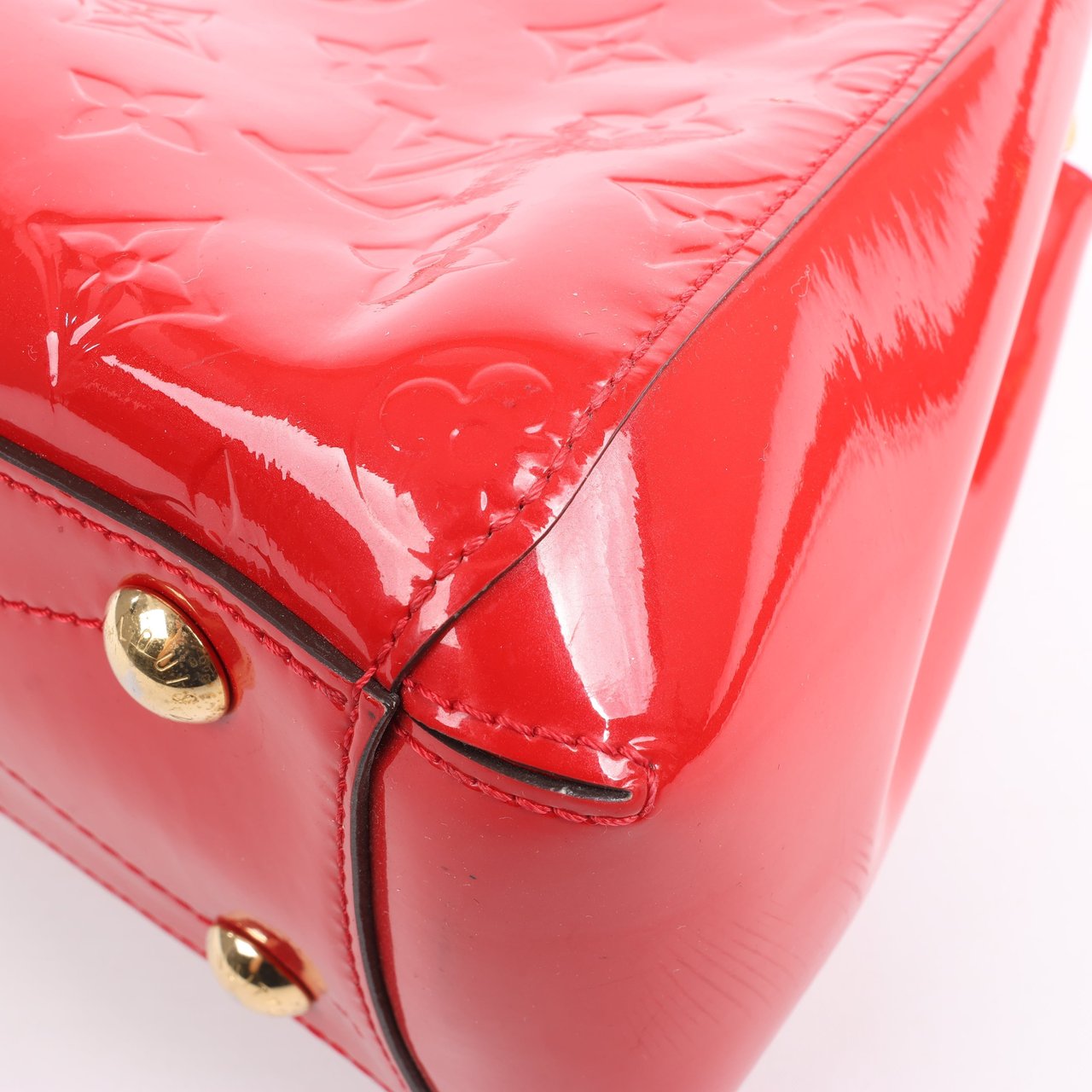Louis Vuitton Louis Vuitton Vernis Montaigne BB Handbag in Red M50170 Rood