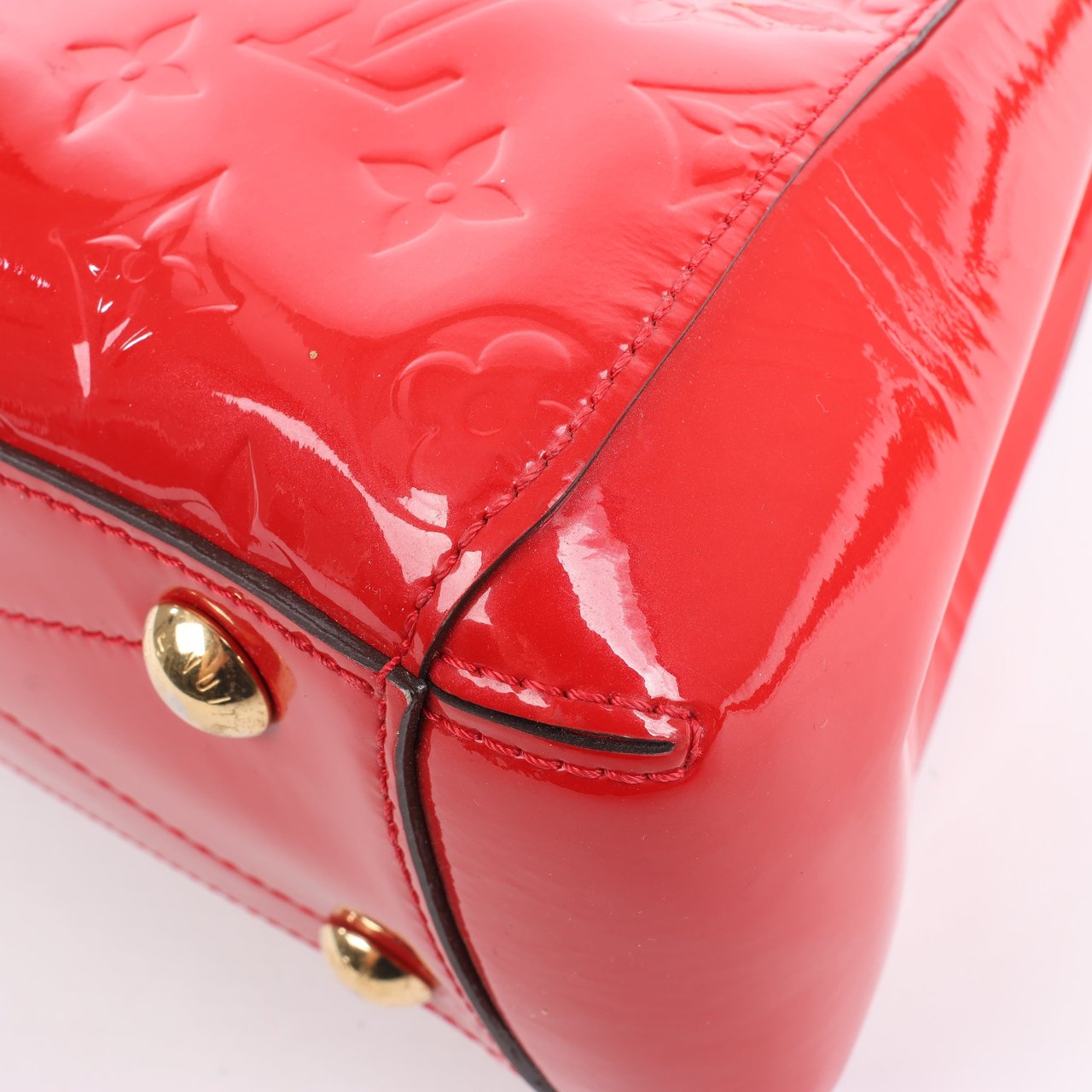 Louis Vuitton Louis Vuitton Vernis Montaigne BB Handbag in Red M50170 Rood