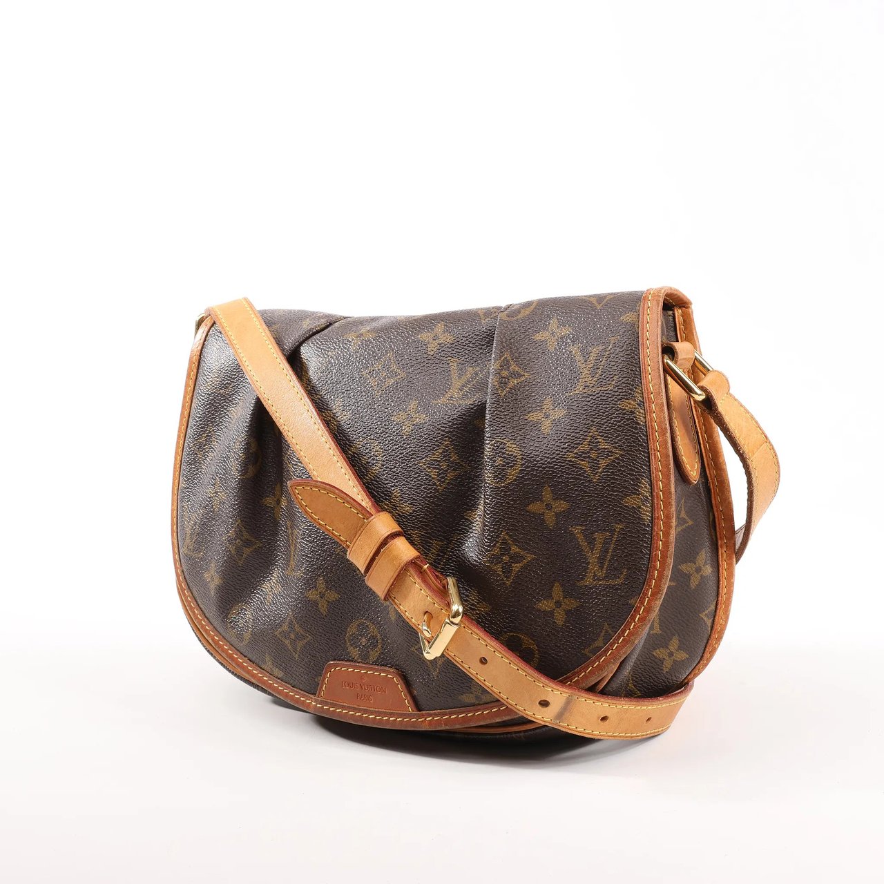 Louis Vuitton Louis Vuitton Monogram Canvas Menilmontant PM Crossbody Bag M40474 Bruin