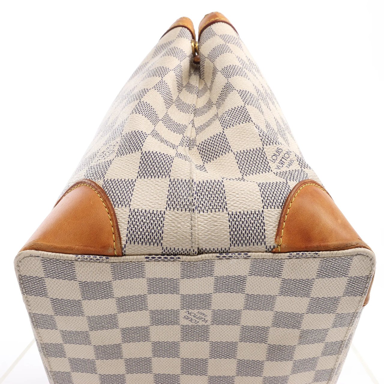 Louis Vuitton Louis Vuitton Hampstead PM Damier Azur Handbag in Beige N51207 Divers