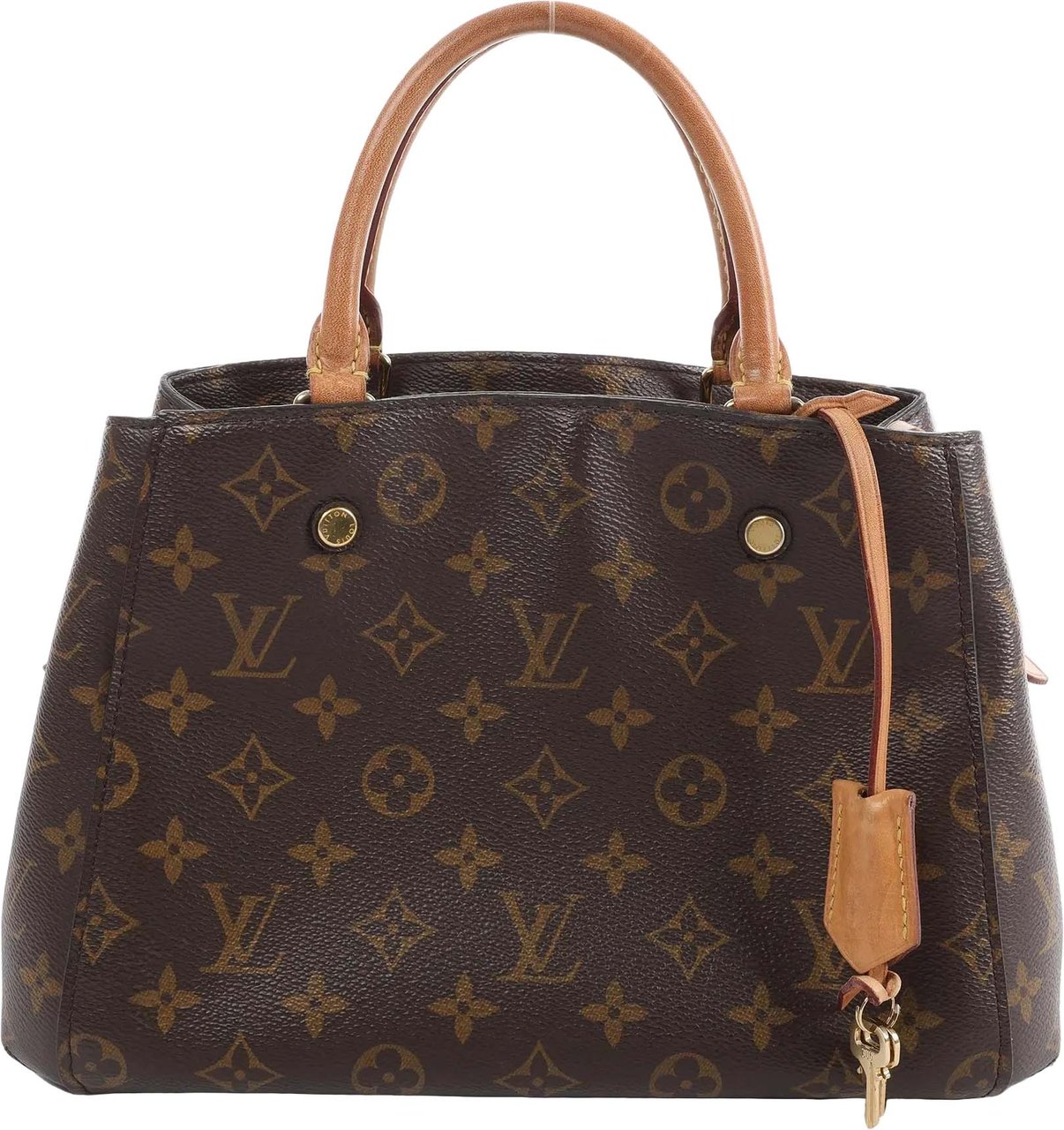 Louis Vuitton Louis Vuitton Montaigne BB Monogram Canvas Handbag in Brown M41055 Bruin