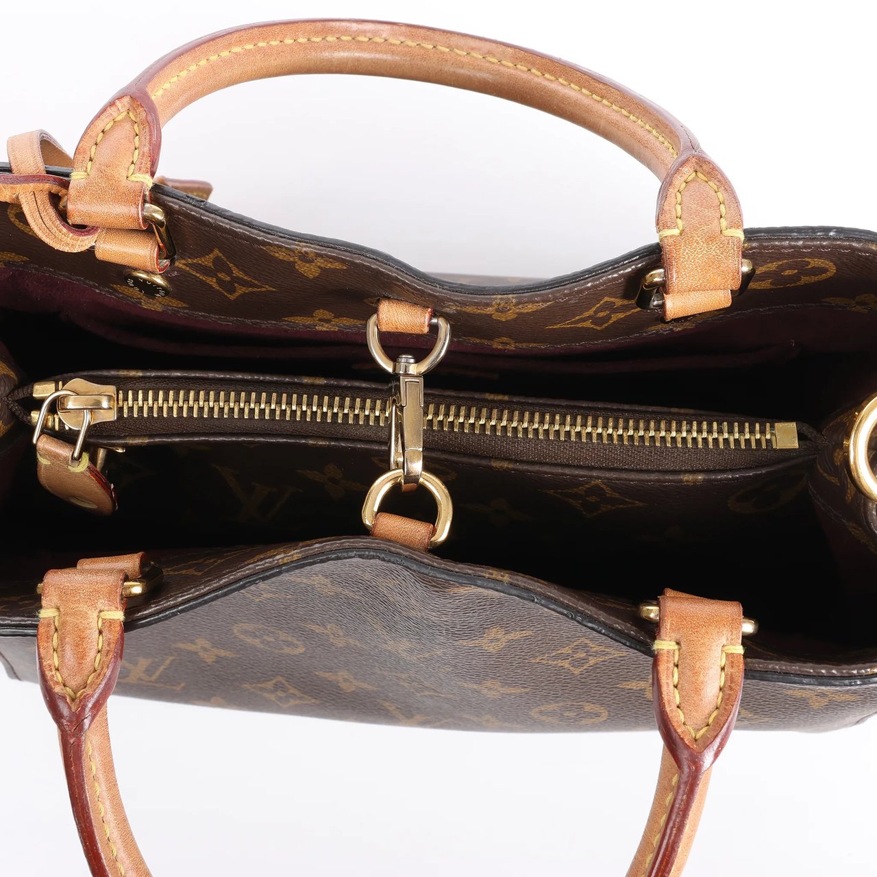 Louis Vuitton Louis Vuitton Montaigne BB Monogram Canvas Handbag in Brown M41055 Bruin