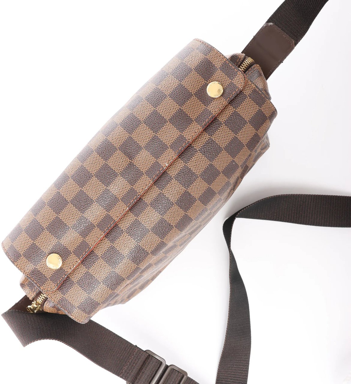 Louis Vuitton Louis Vuitton Naviglio Damier Ebene Shoulder Bag in Brown N45255 Bruin