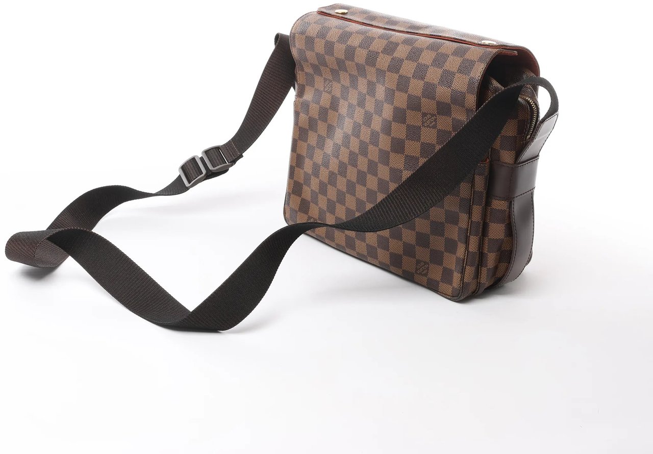 Louis Vuitton Louis Vuitton Naviglio Damier Ebene Shoulder Bag in Brown N45255 Bruin