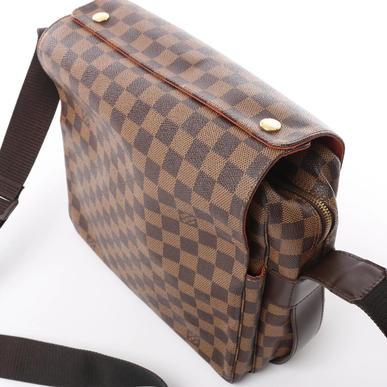 Louis Vuitton Louis Vuitton Naviglio Damier Ebene Shoulder Bag in Brown N45255 Bruin