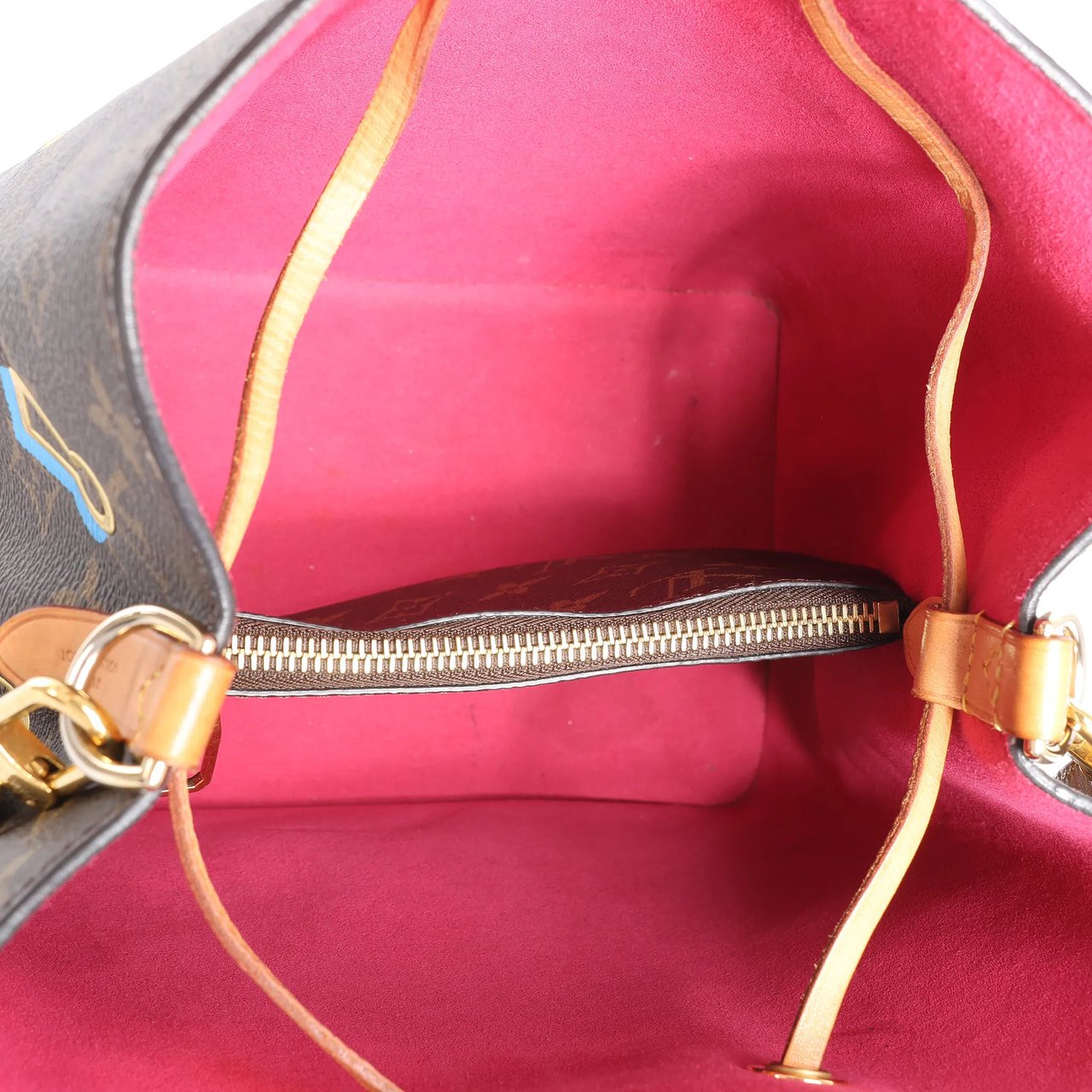 Louis Vuitton Louis Vuitton Neonoe Monogram LOVE LOCK Shoulder Bag in Brown M44369 Bruin