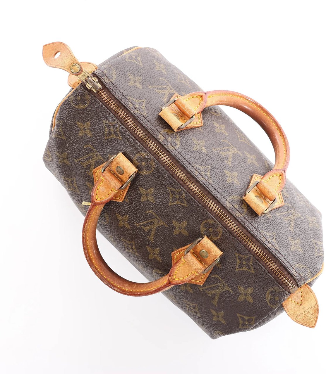 Louis Vuitton Louis Vuitton Speedy 25 Monogram Canvas Handbag in Brown M41528 Bruin