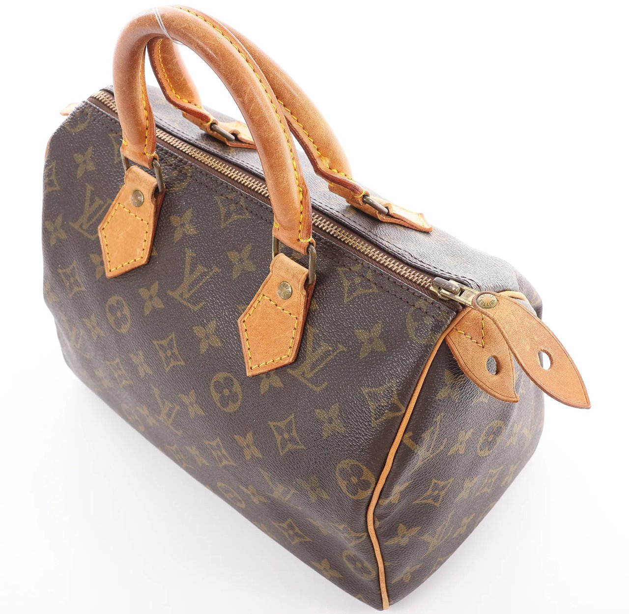 Louis Vuitton Louis Vuitton Speedy 25 Monogram Canvas Handbag in Brown M41528 Bruin