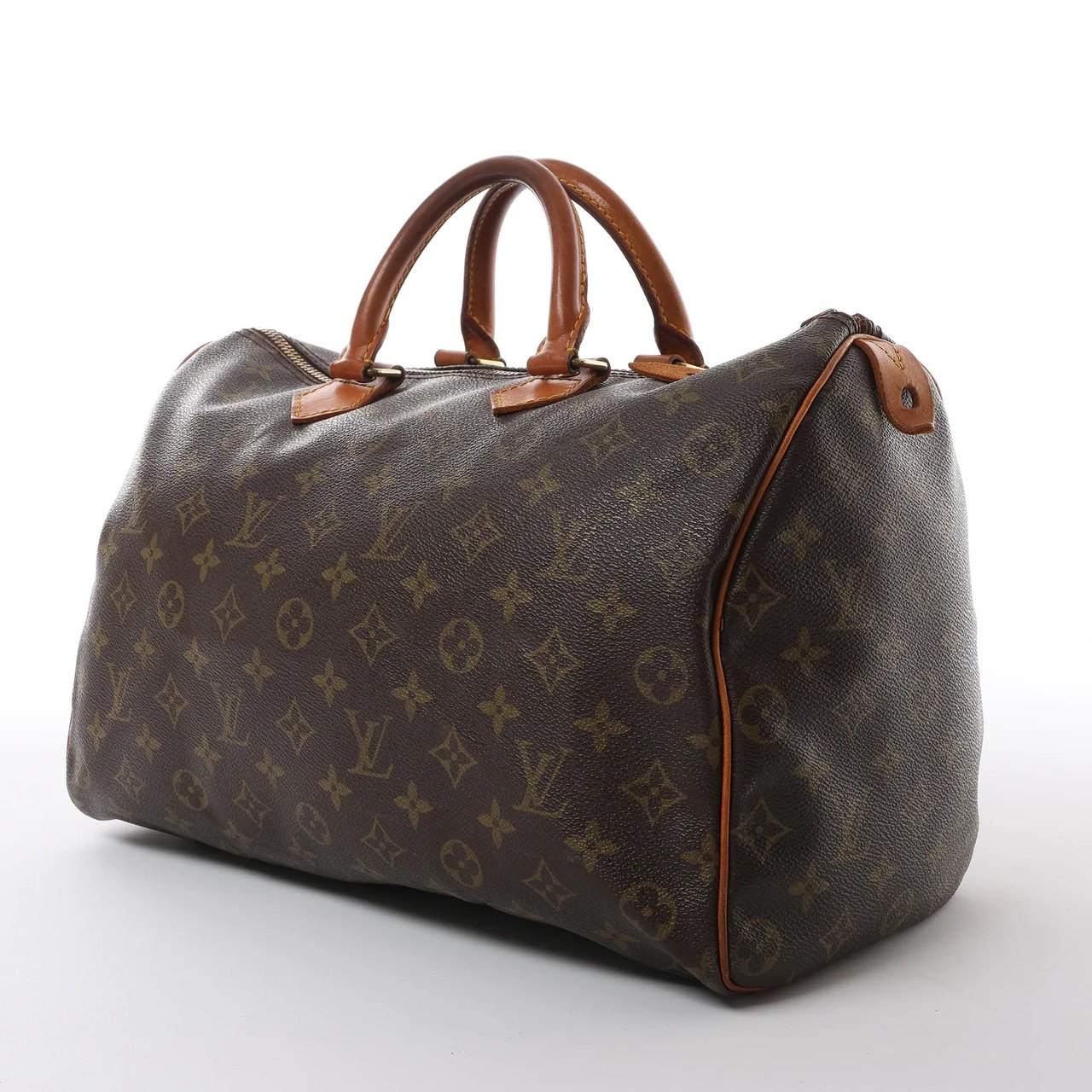 Louis Vuitton Louis Vuitton Speedy 35 Monogram Canvas Handbag in Brown M41524 Bruin