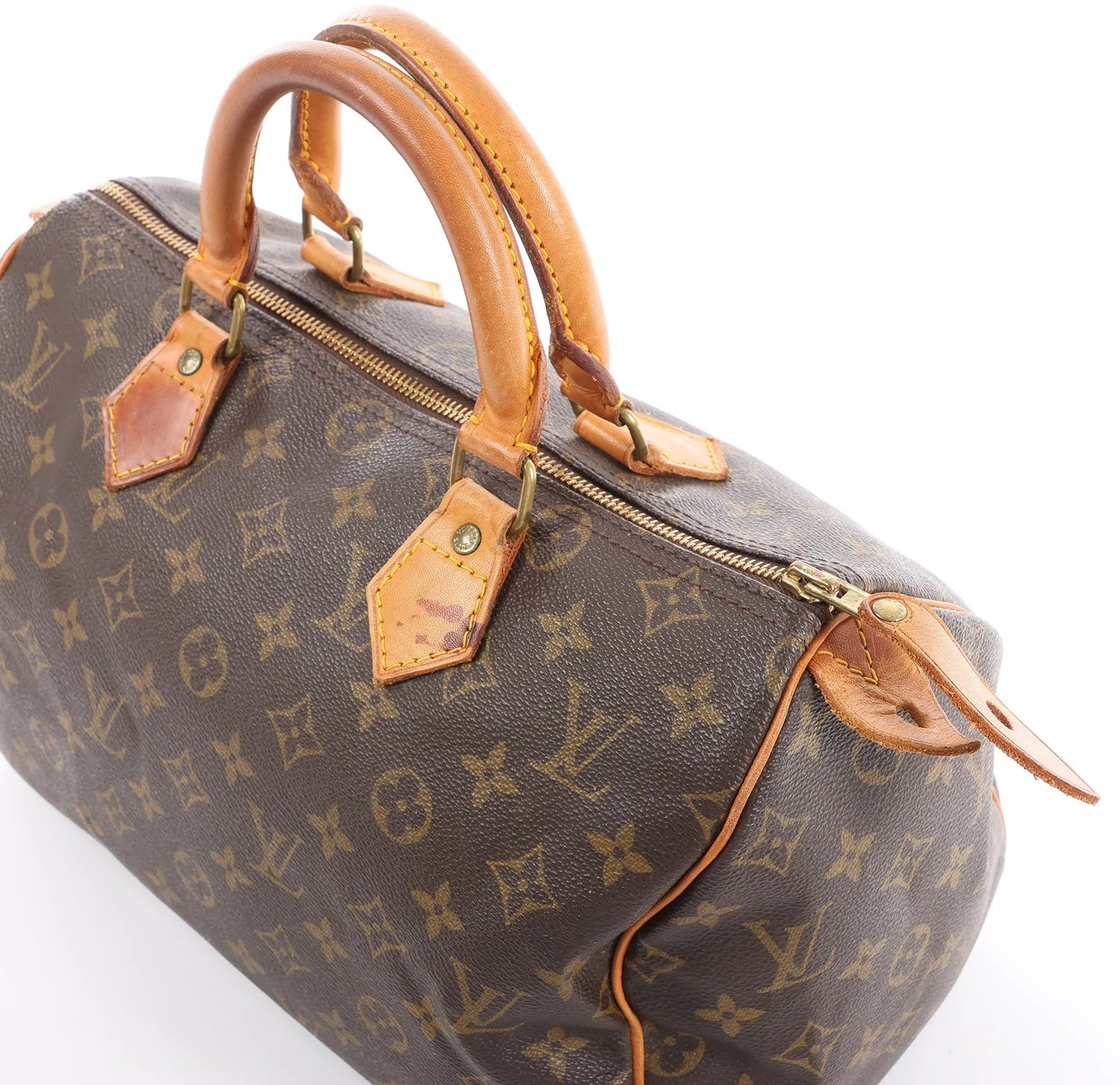 Louis Vuitton Speedy 30 Monogram Canvas Handbag in Brown M41526 Bruin