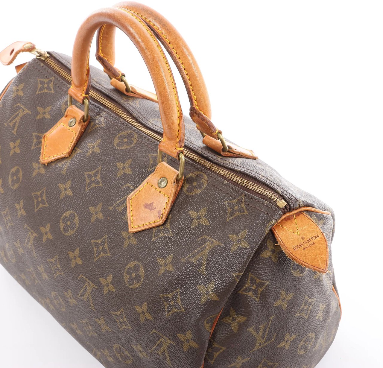 Louis Vuitton Speedy 30 Monogram Canvas Handbag in Brown M41526 Bruin