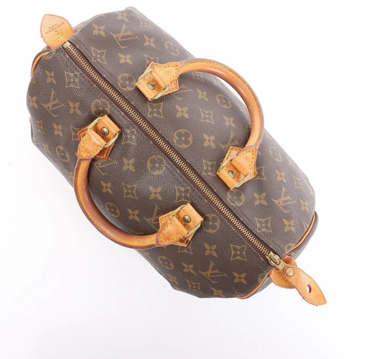 Louis Vuitton Speedy 30 Monogram Canvas Handbag in Brown M41526 Bruin