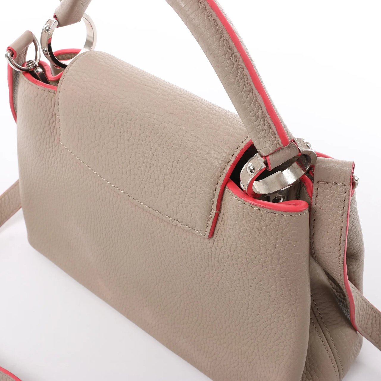 Louis Vuitton Louis Vuitton Capucines BB Parnassea Leather 2Way Handbag in Beige M94688 Beige