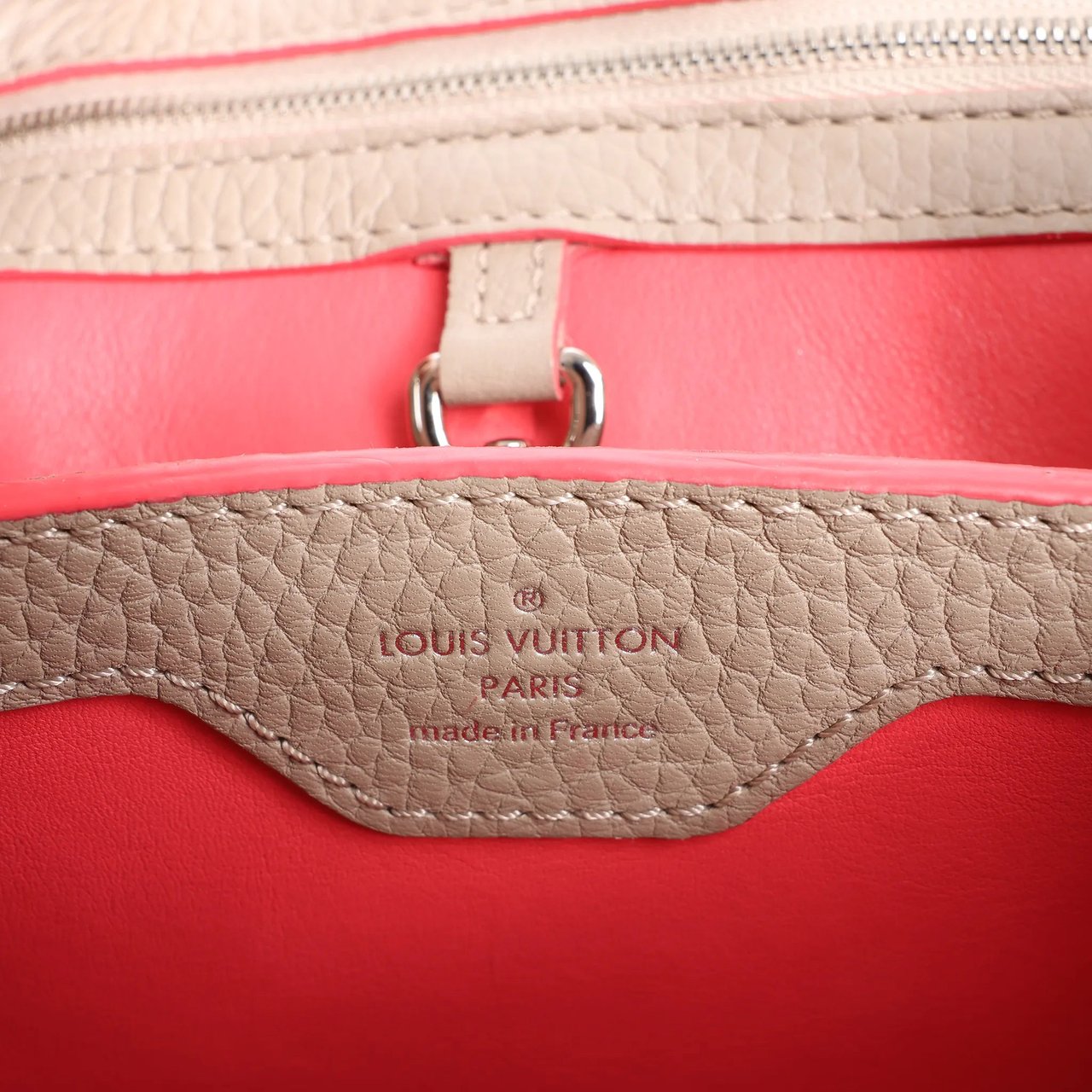 Louis Vuitton Louis Vuitton Capucines BB Parnassea Leather 2Way Handbag in Beige M94688 Beige