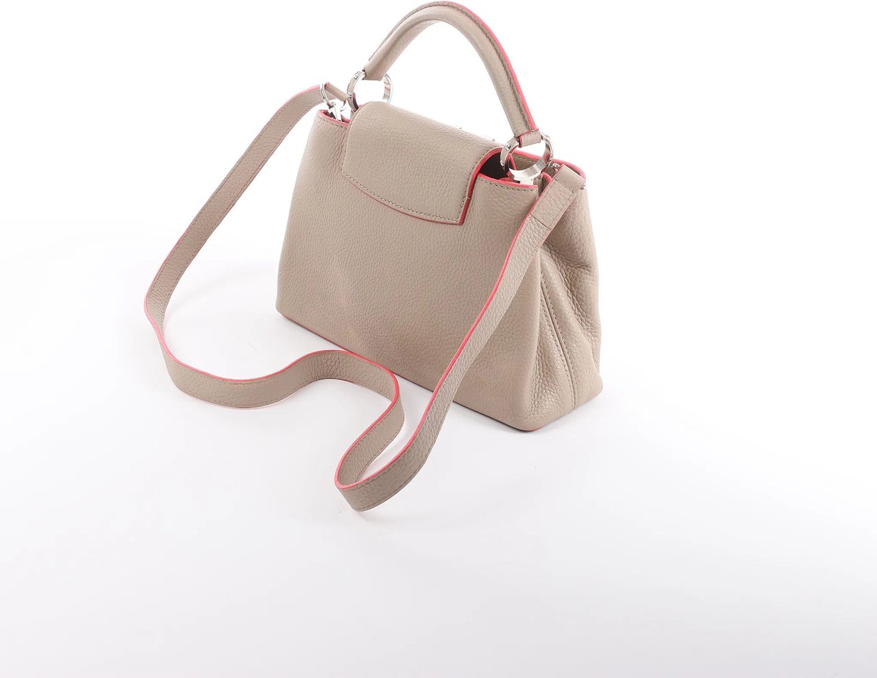 Louis Vuitton Louis Vuitton Capucines BB Parnassea Leather 2Way Handbag in Beige M94688 Beige