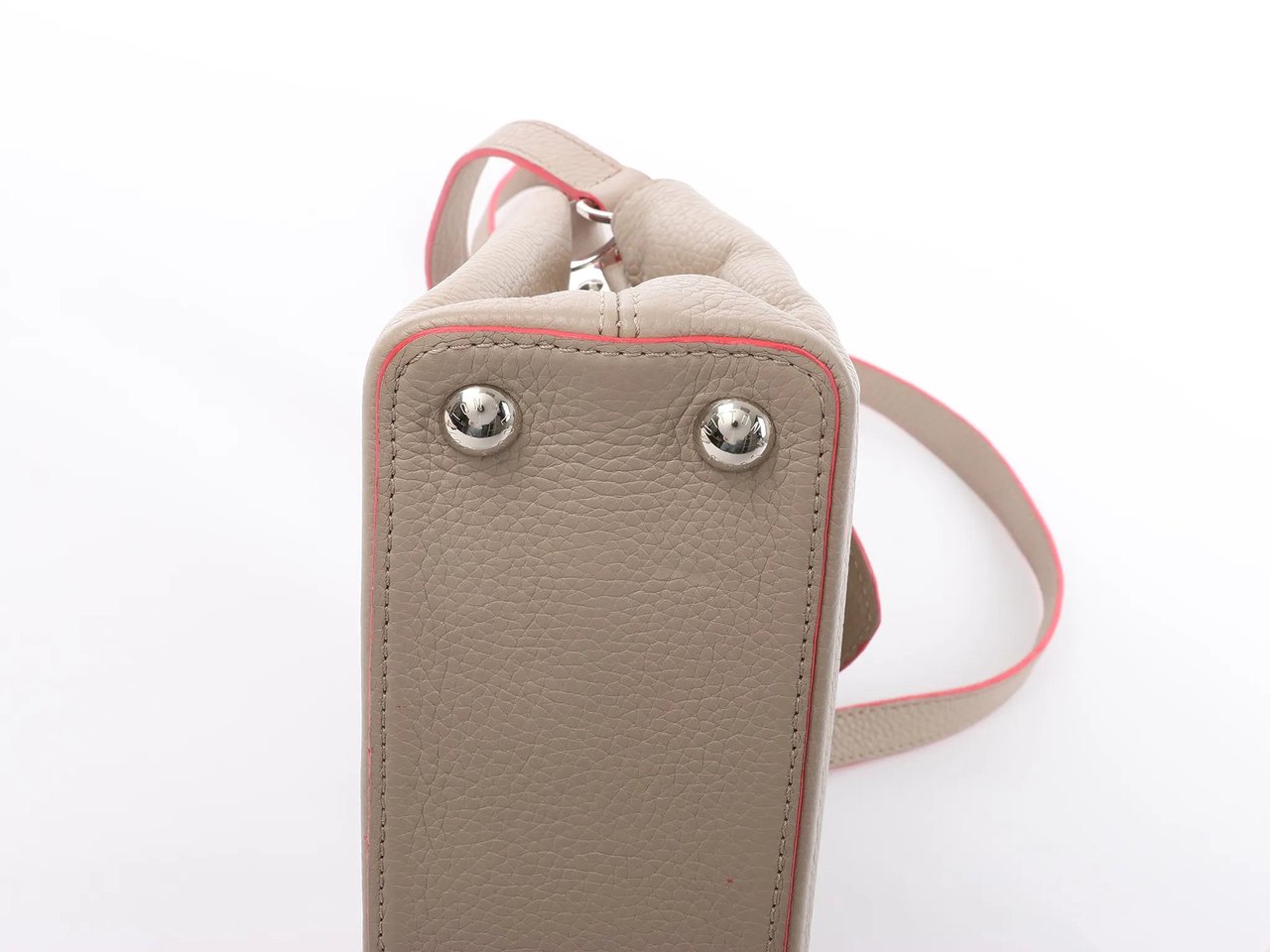 Louis Vuitton Louis Vuitton Capucines BB Parnassea Leather 2Way Handbag in Beige M94688 Beige