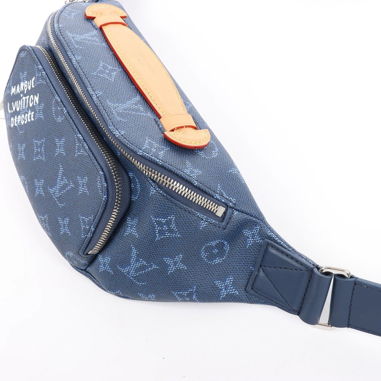 Louis Vuitton Rush Monogram Heritage Belt Bag in Blue M26821 Blauw