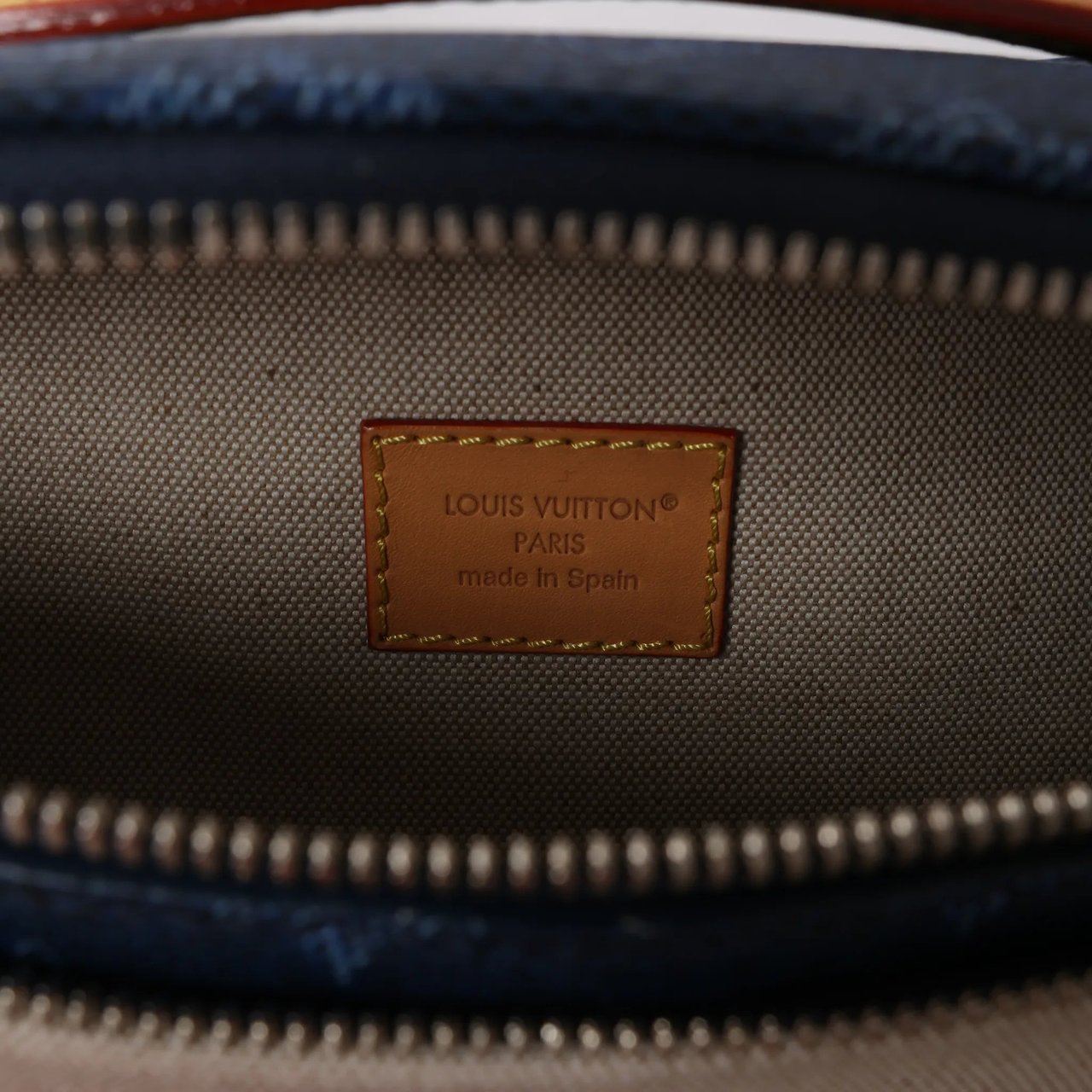 Louis Vuitton Rush Monogram Heritage Belt Bag in Blue M26821 Blauw