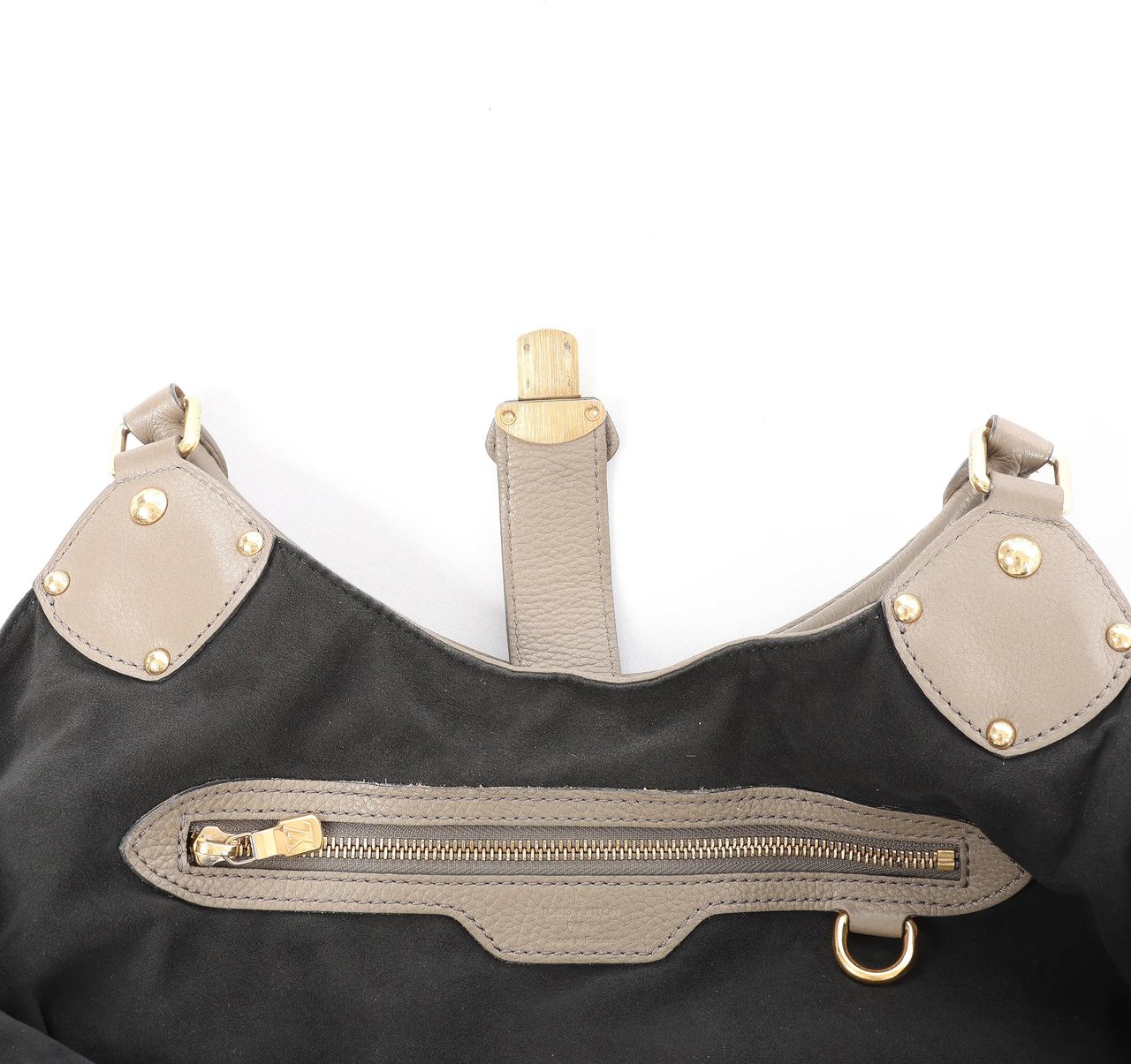 Louis Vuitton Louis Vuitton Mahina L Monogram Leather Shoulder Bag in Brown M93121 Bruin