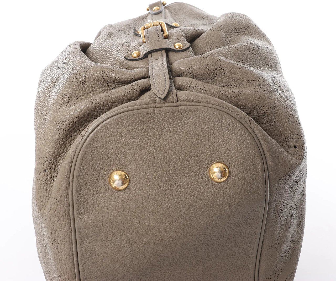 Louis Vuitton Louis Vuitton Mahina L Monogram Leather Shoulder Bag in Brown M93121 Bruin