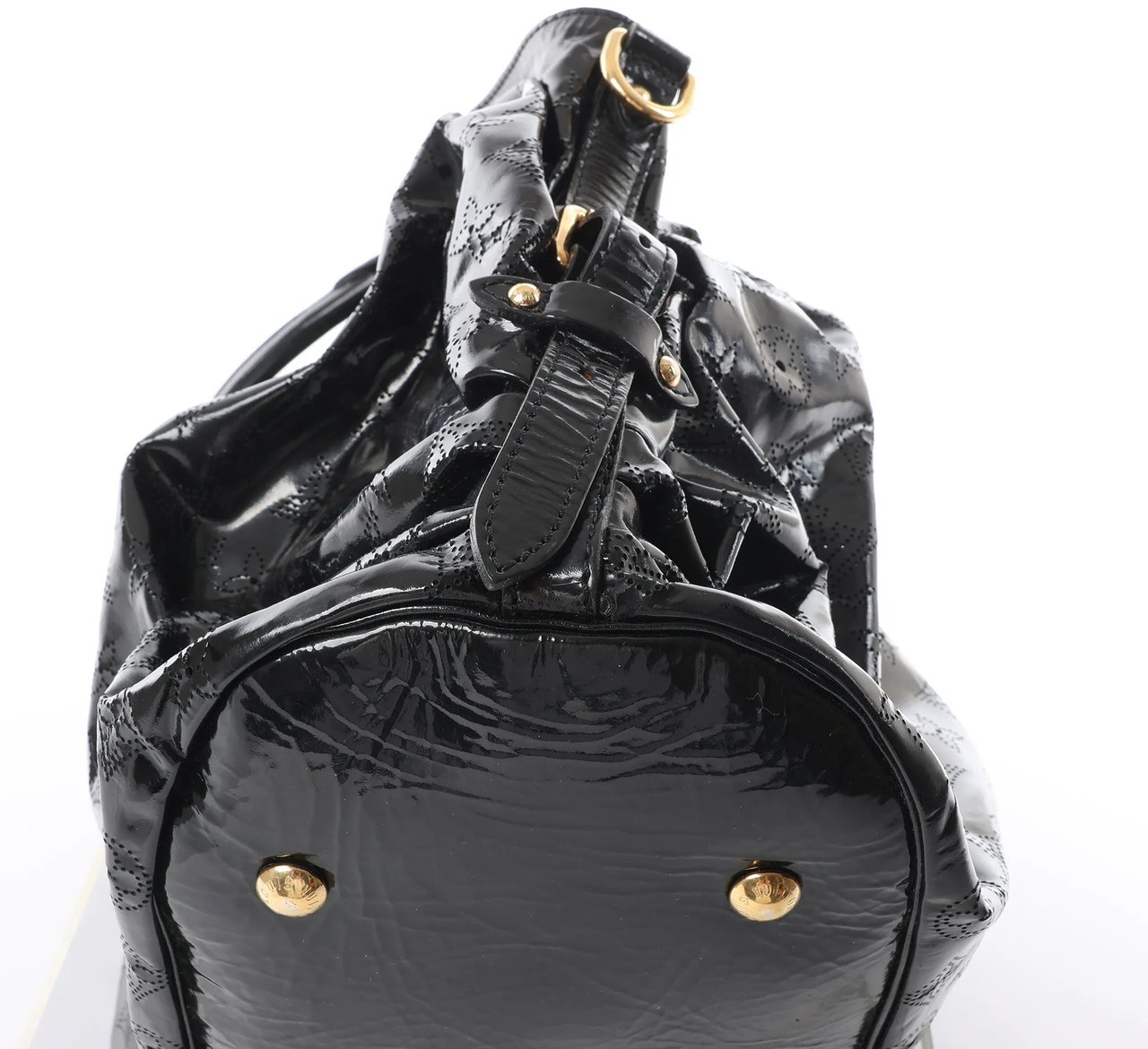 Louis Vuitton Surya XL Monogram Mahina Patent Leather Shoulder Bag in Black M95796 Zwart