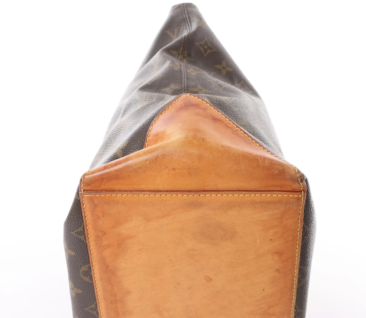 Louis Vuitton Cabas Mezzo Monogram Shoulder Bag in Brown M51151 Bruin