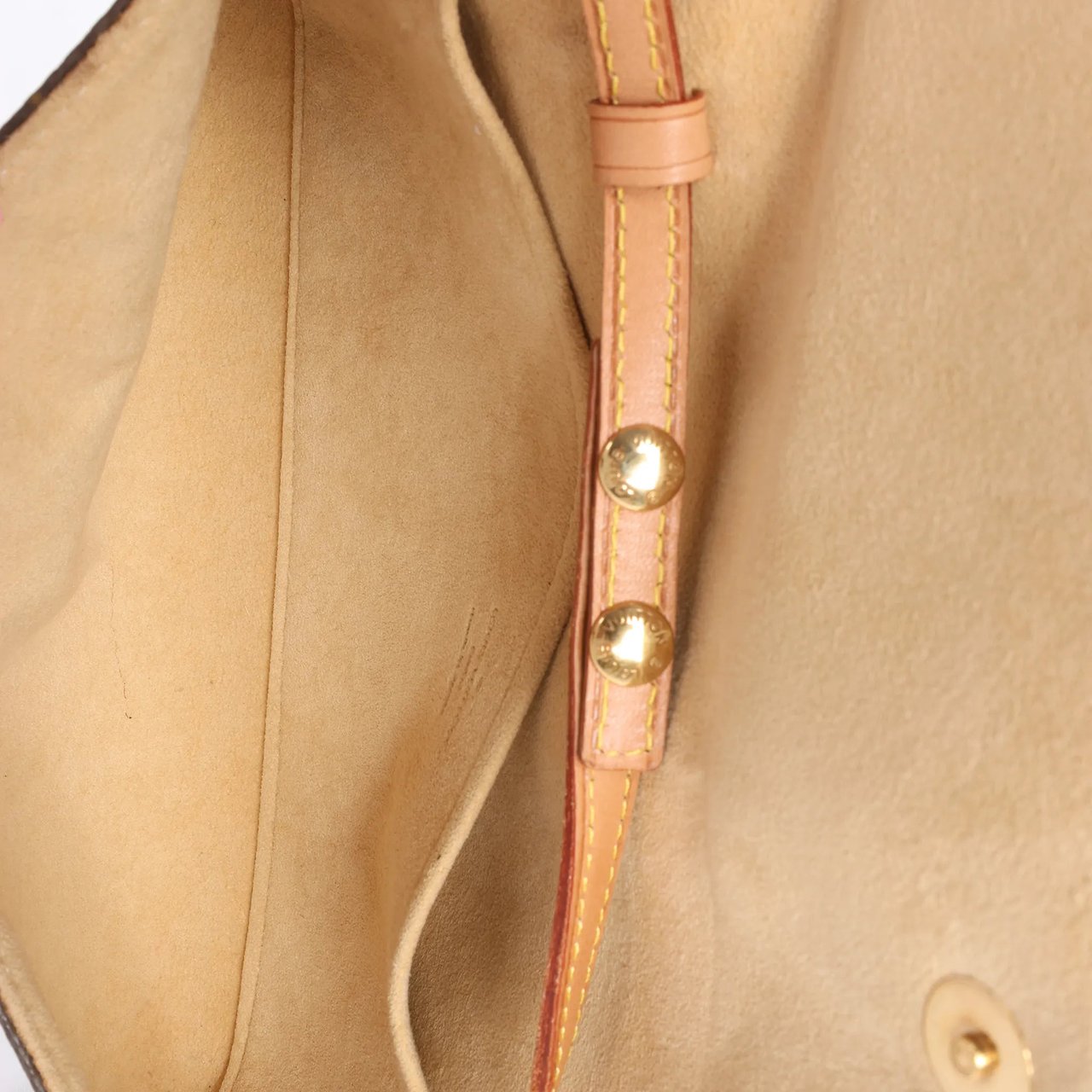 Louis Vuitton Pochette Twin GM Monogram Canvas Crossbody Bag in Brown M51852 Bruin