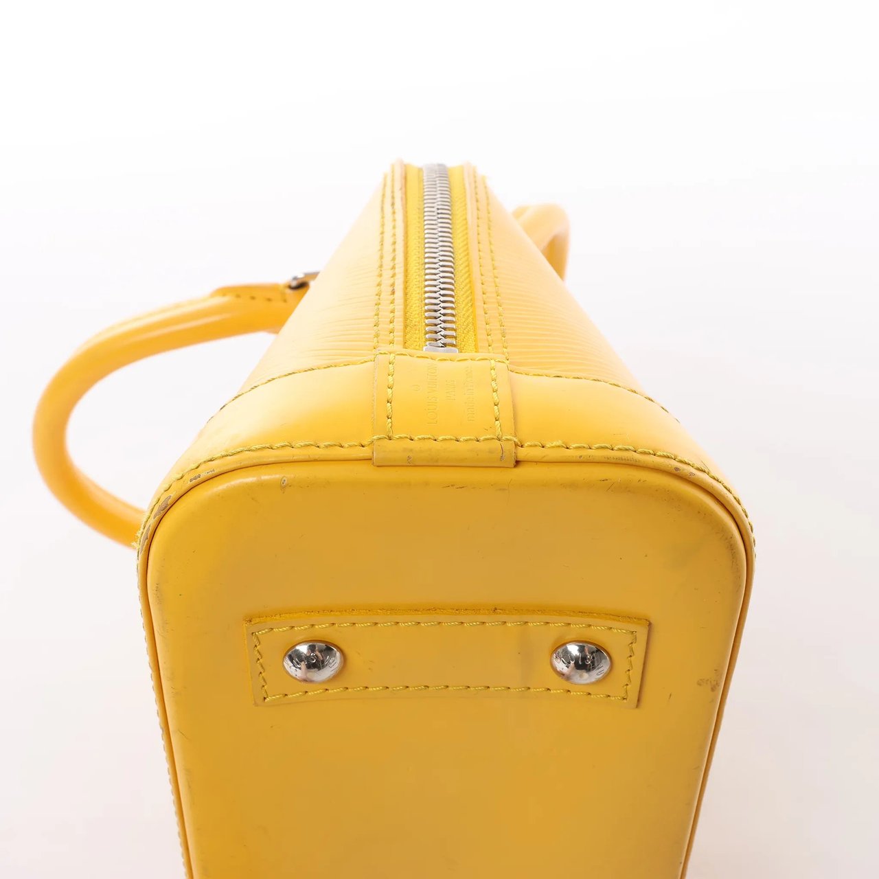 Louis Vuitton Alma BB Epi Leather 2Way Handbag in Yellow M40866 Geel