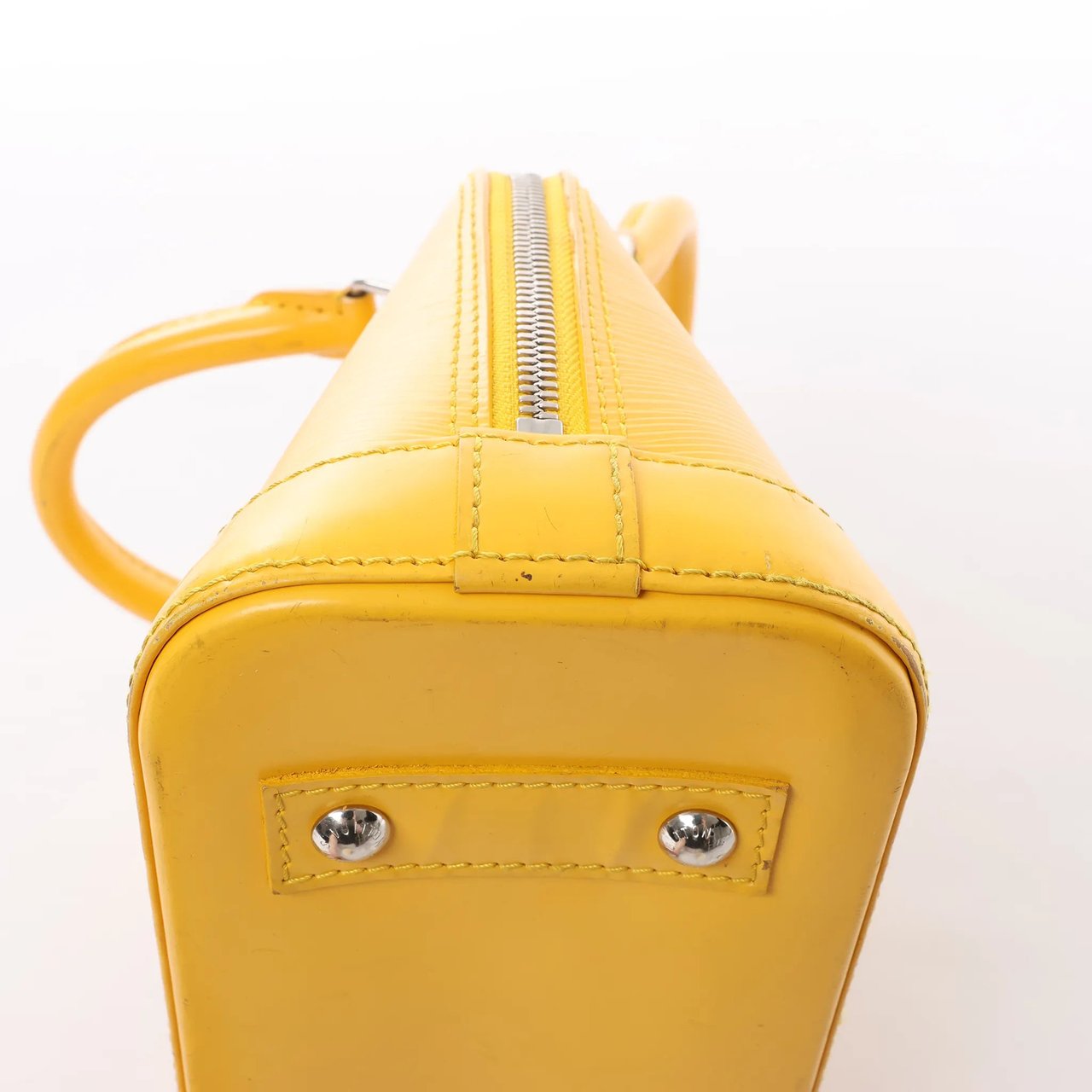 Louis Vuitton Alma BB Epi Leather 2Way Handbag in Yellow M40866 Geel