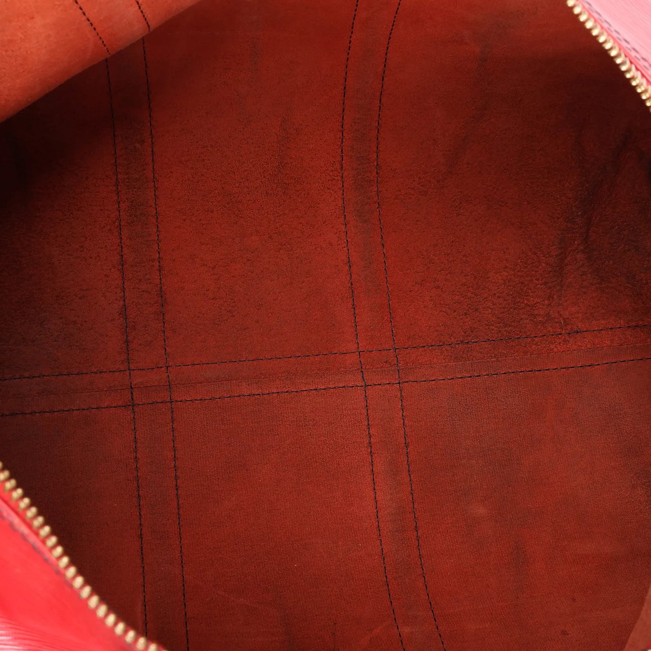 Louis Vuitton Louis Vuitton Keepall 45 Epi Leather Travel Bag in Red M42977 Rood