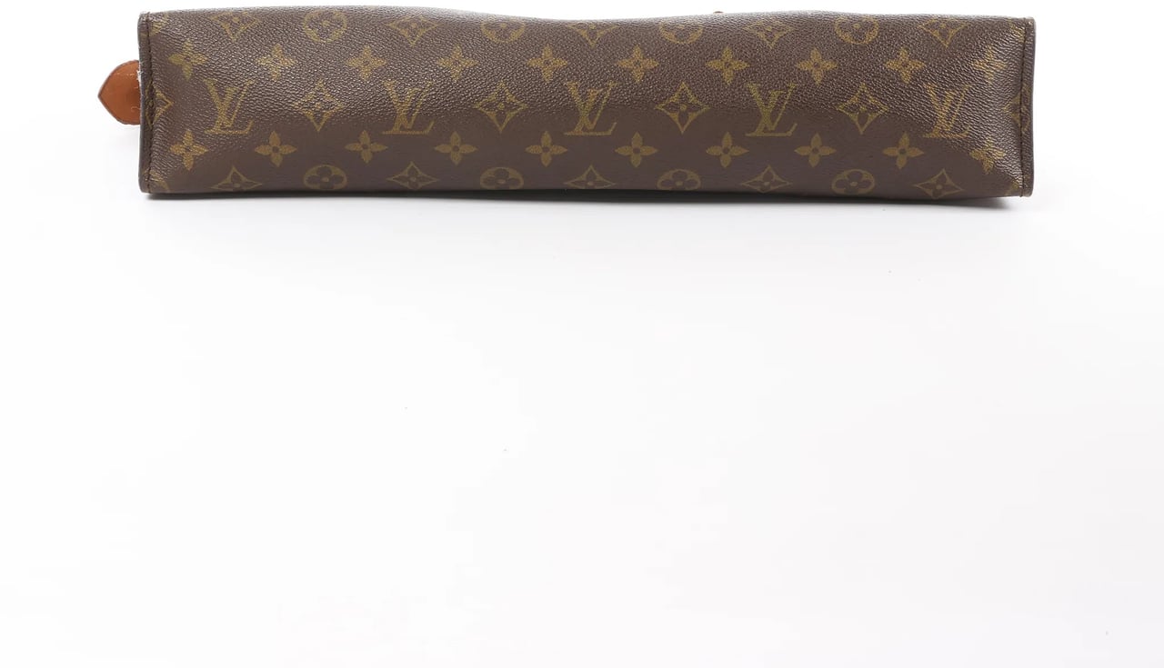 Louis Vuitton Sac Triangle Monogram Canvas Handbag in Brown M51360 Bruin