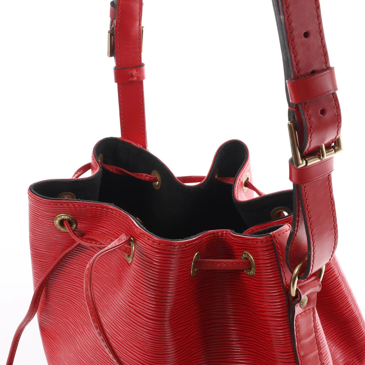 Louis Vuitton Noe Epi Leather Shoulder Bag in Red M44007 Rood