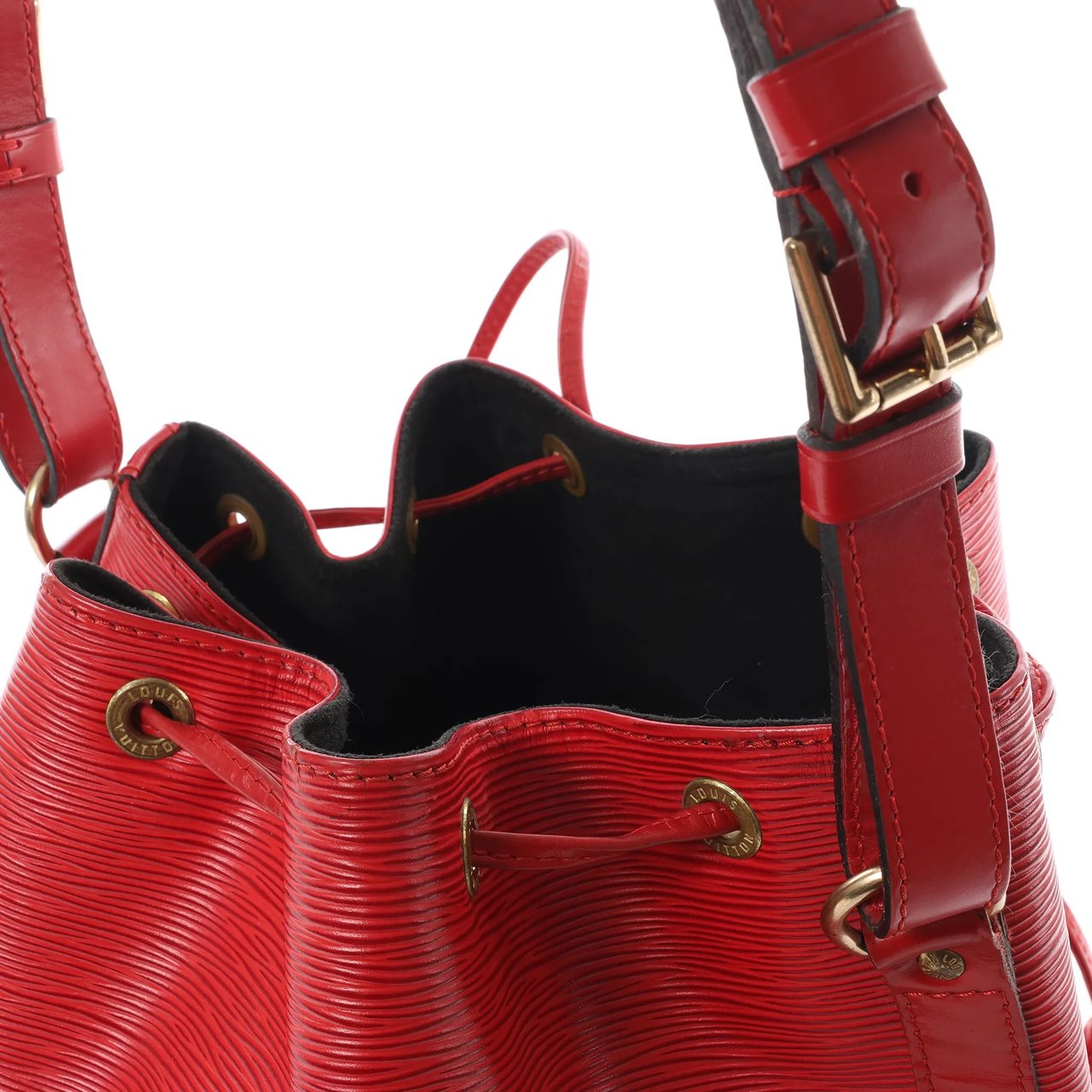 Louis Vuitton Noe Epi Leather Shoulder Bag in Red M44007 Rood