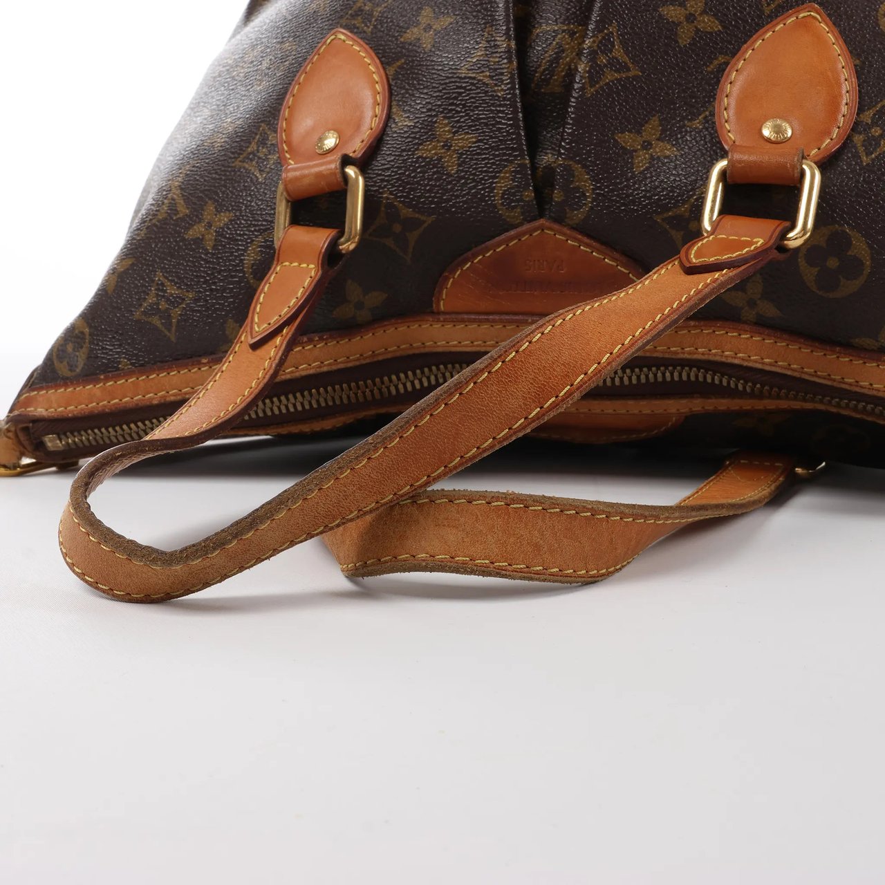 Louis Vuitton Louis Vuitton Palermo PM Monogram 2Way Handbag in Brown M40145 Bruin