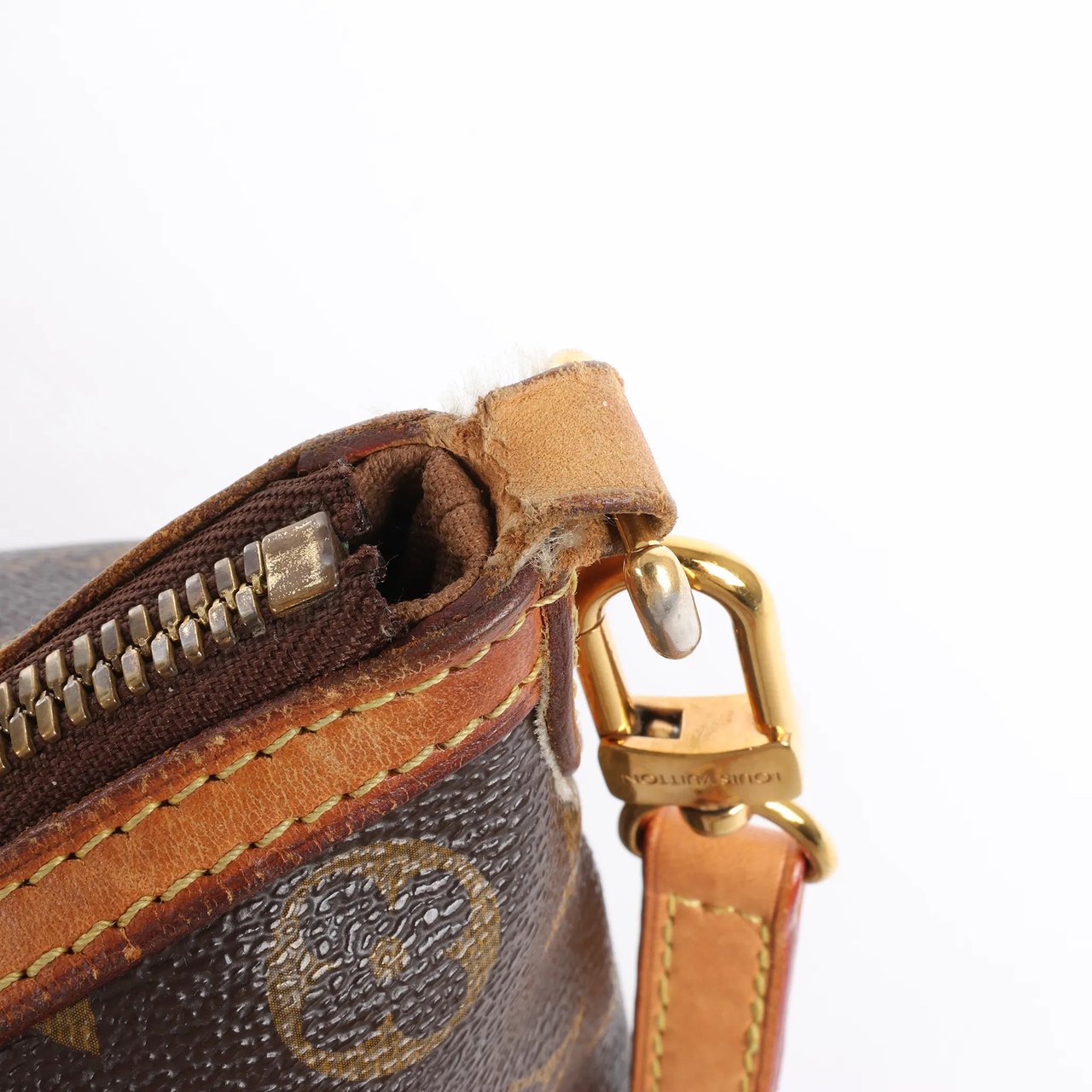 Louis Vuitton Louis Vuitton Palermo PM Monogram 2Way Handbag in Brown M40145 Bruin