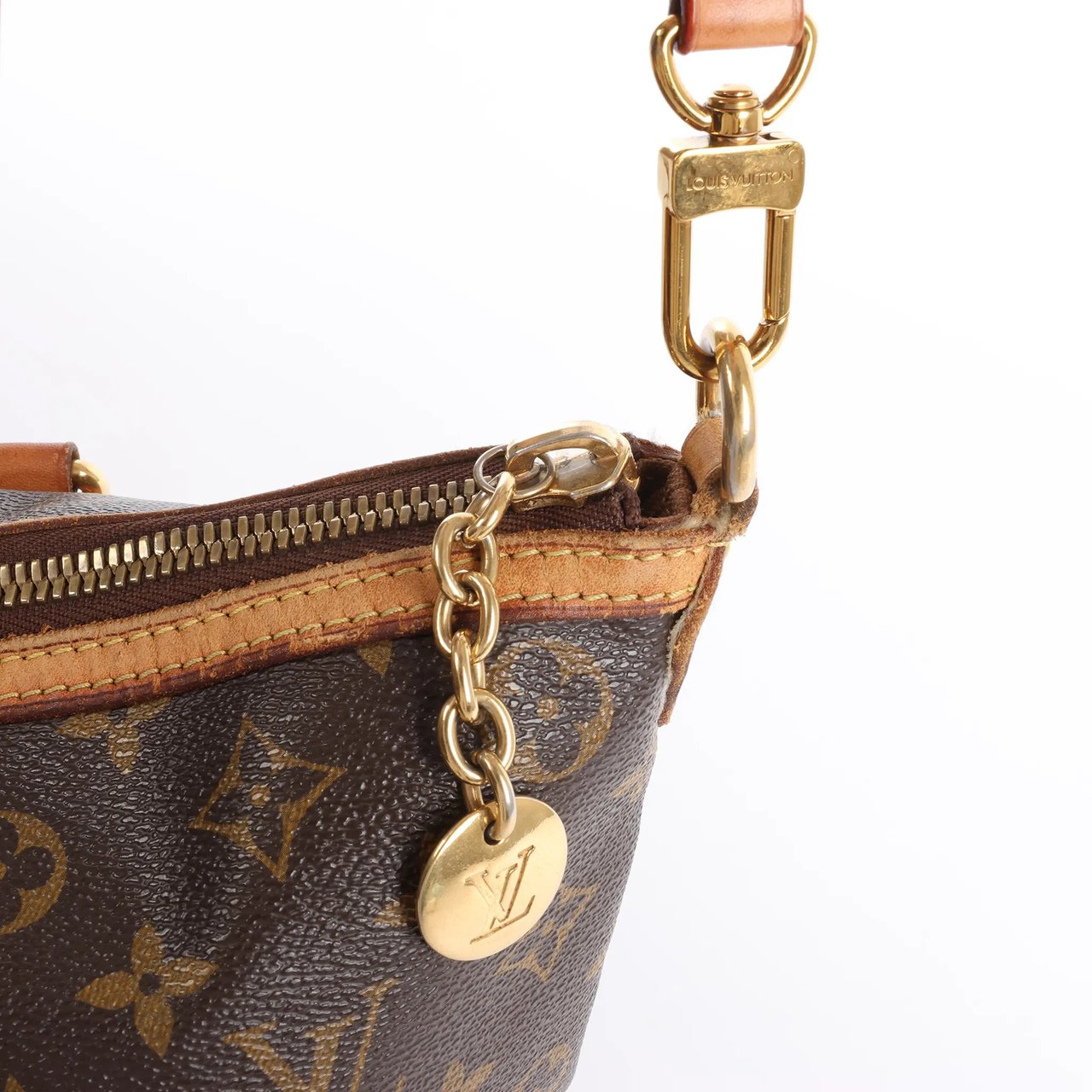 Louis Vuitton Louis Vuitton Palermo PM Monogram 2Way Handbag in Brown M40145 Bruin