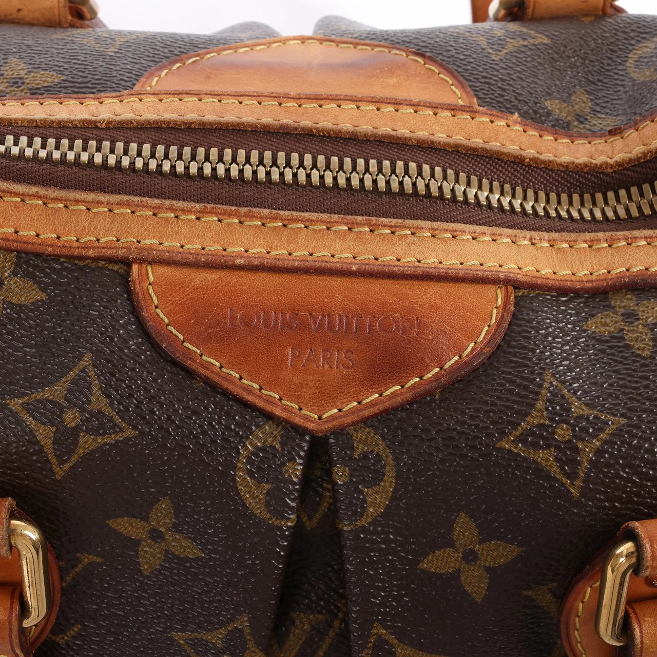 Louis Vuitton Louis Vuitton Palermo PM Monogram 2Way Handbag in Brown M40145 Bruin