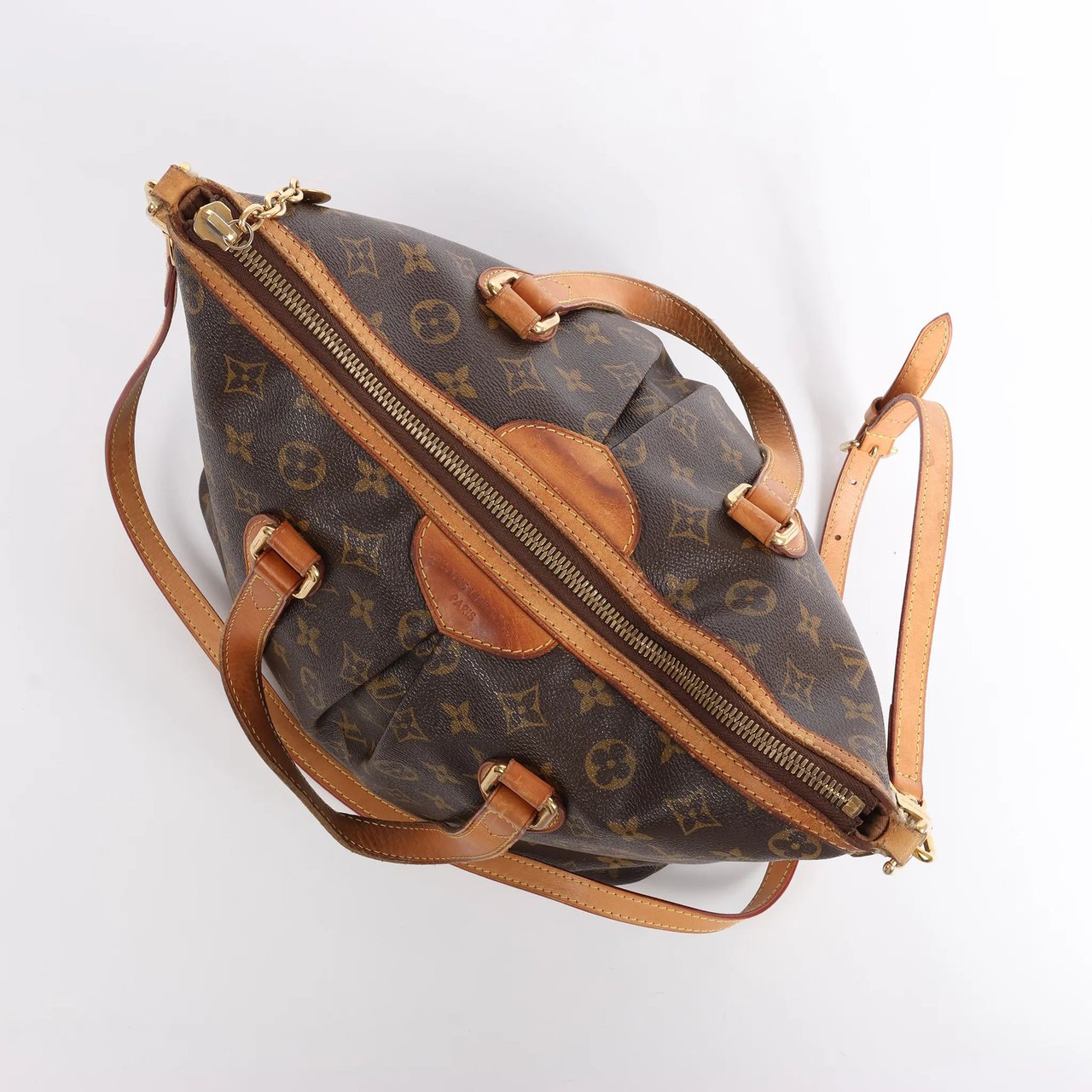 Louis Vuitton Louis Vuitton Palermo PM Monogram 2Way Handbag in Brown M40145 Bruin