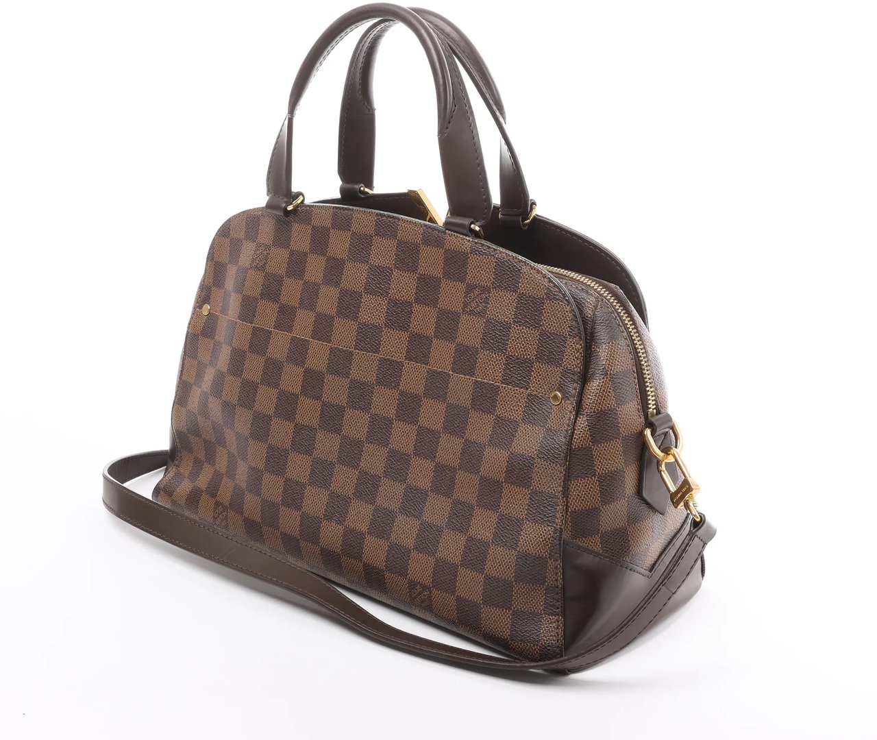 Louis Vuitton Kensington Bowling Damier Ebene 2Way Handbag in Brown N41505 Bruin