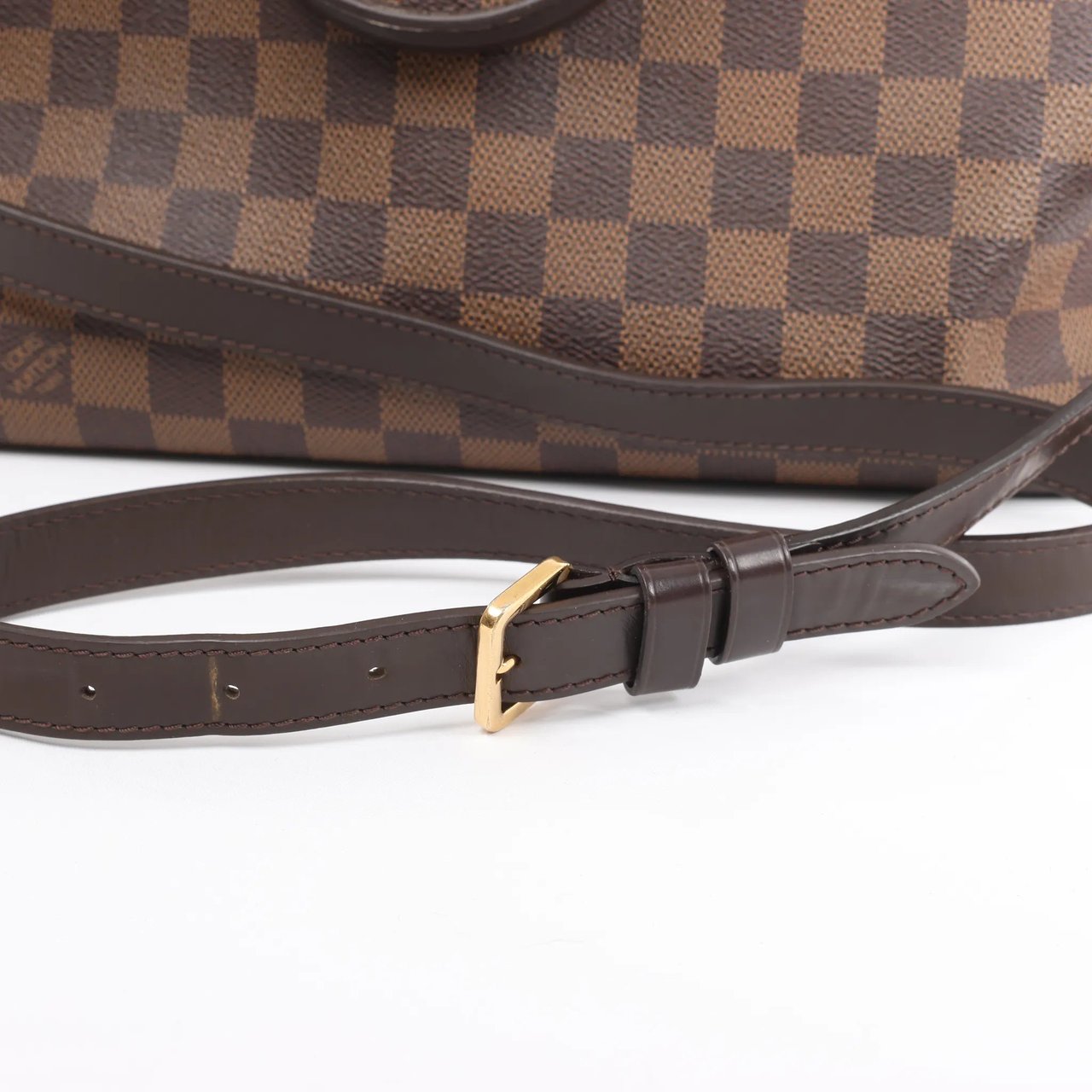 Louis Vuitton Kensington Bowling Damier Ebene 2Way Handbag in Brown N41505 Bruin