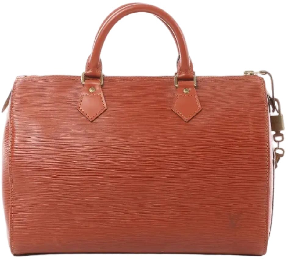 Louis Vuitton Speedy 30 Epi Leather Handbag in Brown M43003 Bruin