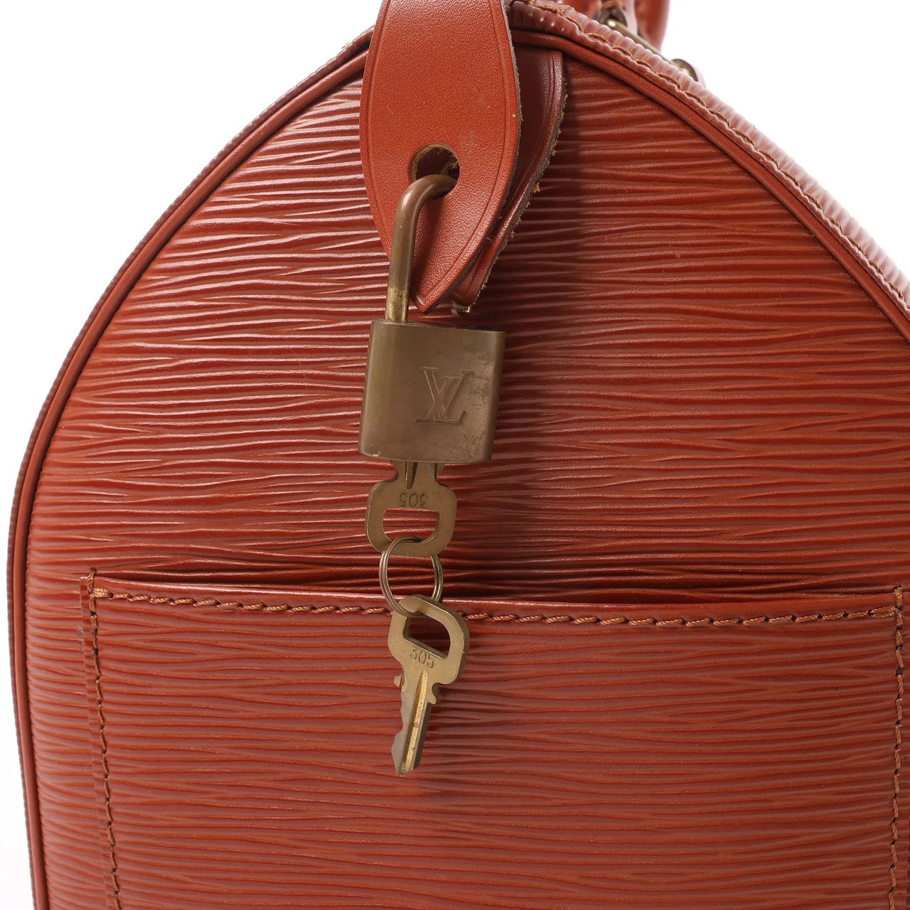 Louis Vuitton Speedy 30 Epi Leather Handbag in Brown M43003 Bruin