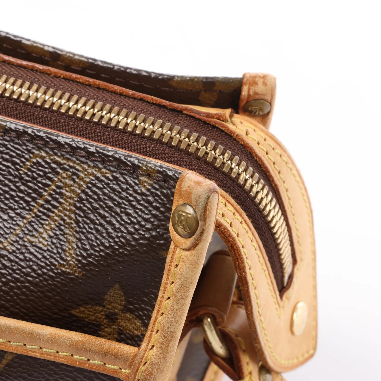 Louis Vuitton Popincourt Long Monogram Crossbody Bag M40008 Bruin