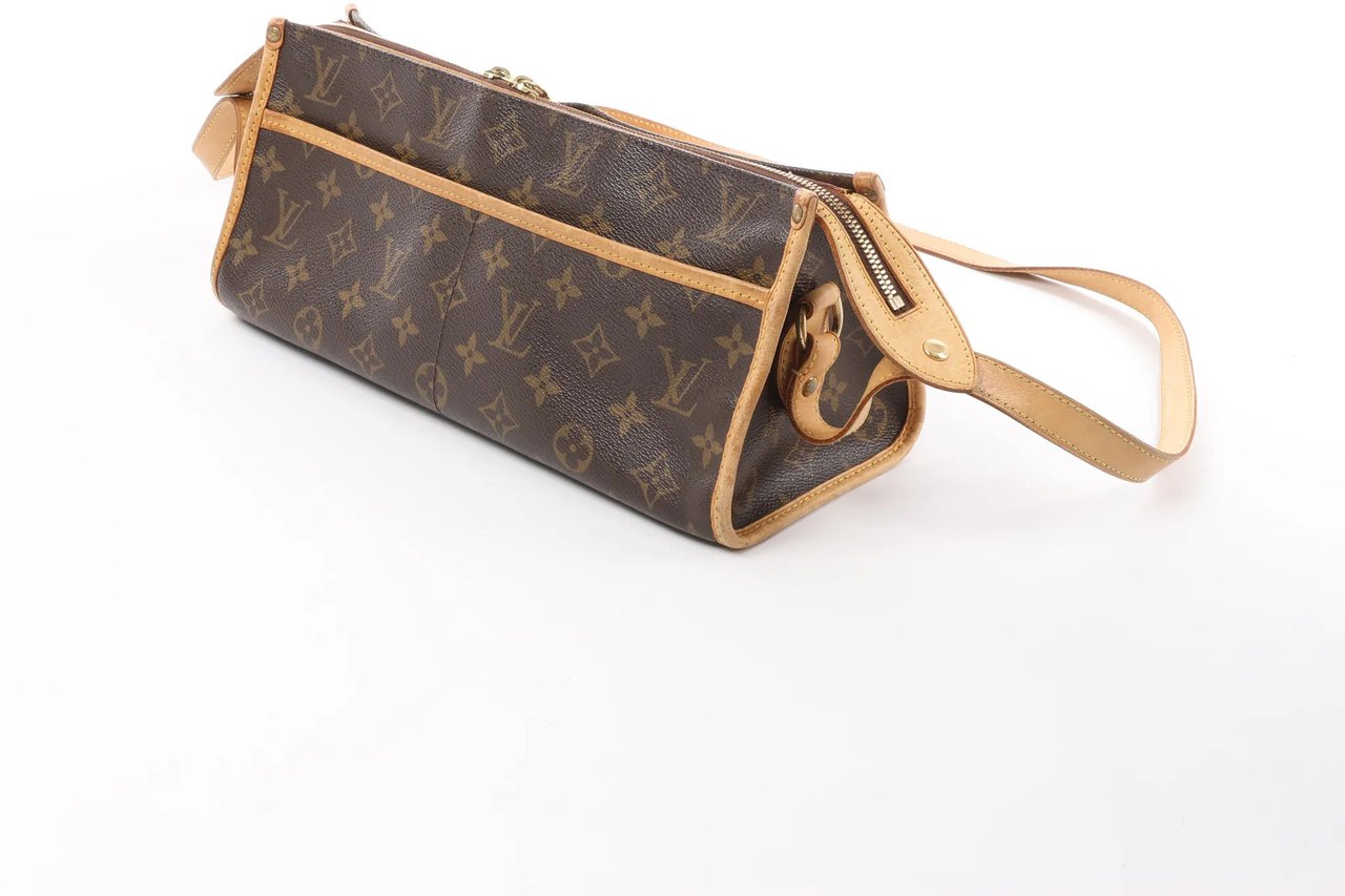 Louis Vuitton Popincourt Long Monogram Crossbody Bag M40008 Bruin