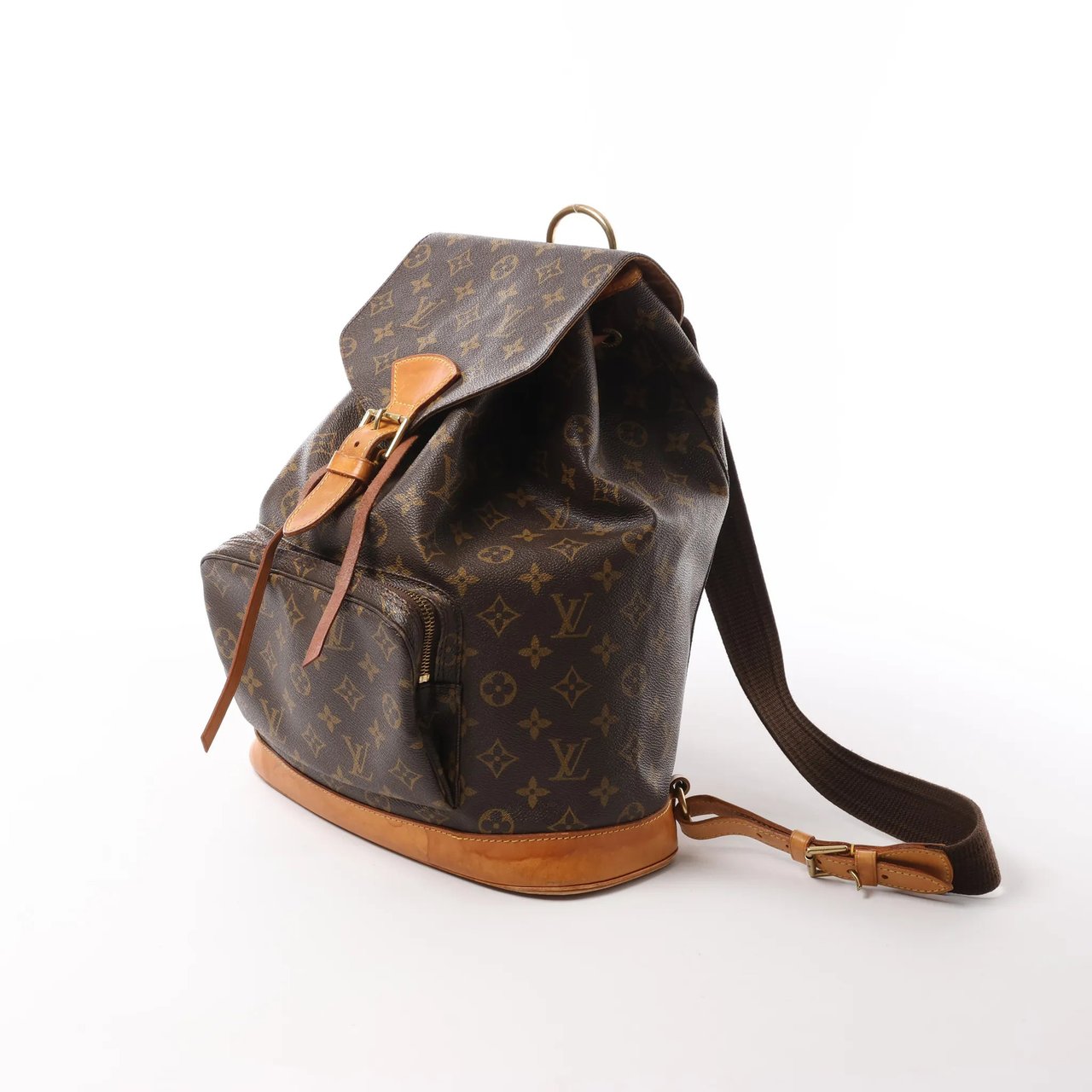 Louis Vuitton Montsouris GM Monogram Canvas Vintage Backpack in Brown M51135 Bruin