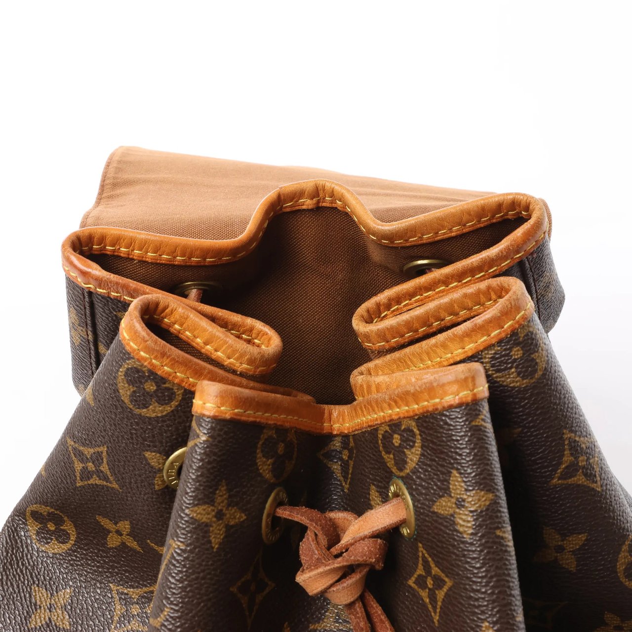 Louis Vuitton Montsouris GM Monogram Canvas Vintage Backpack in Brown M51135 Bruin